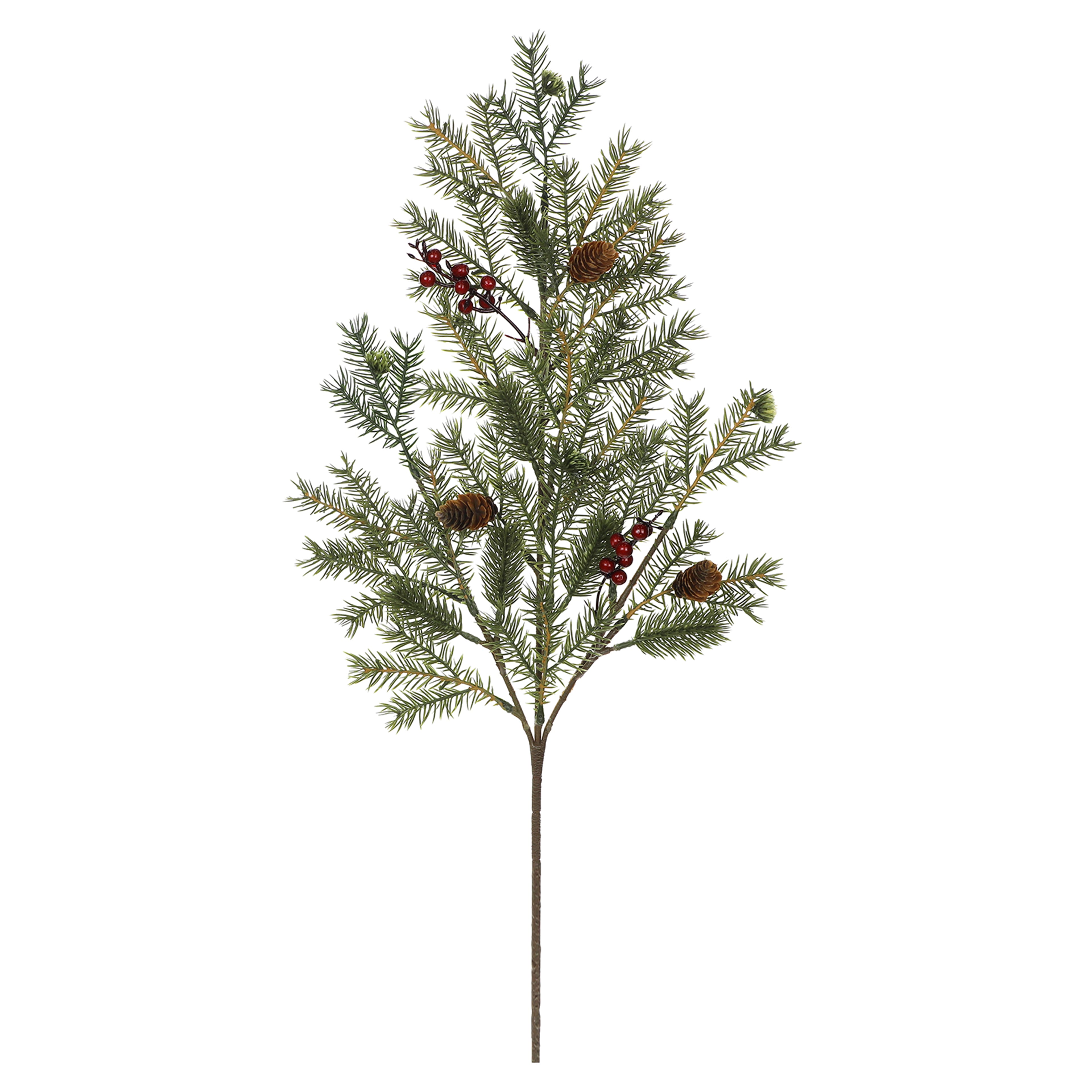 28.5" Green Angel Pine with Berry & Pinecone Stem by Ashland®