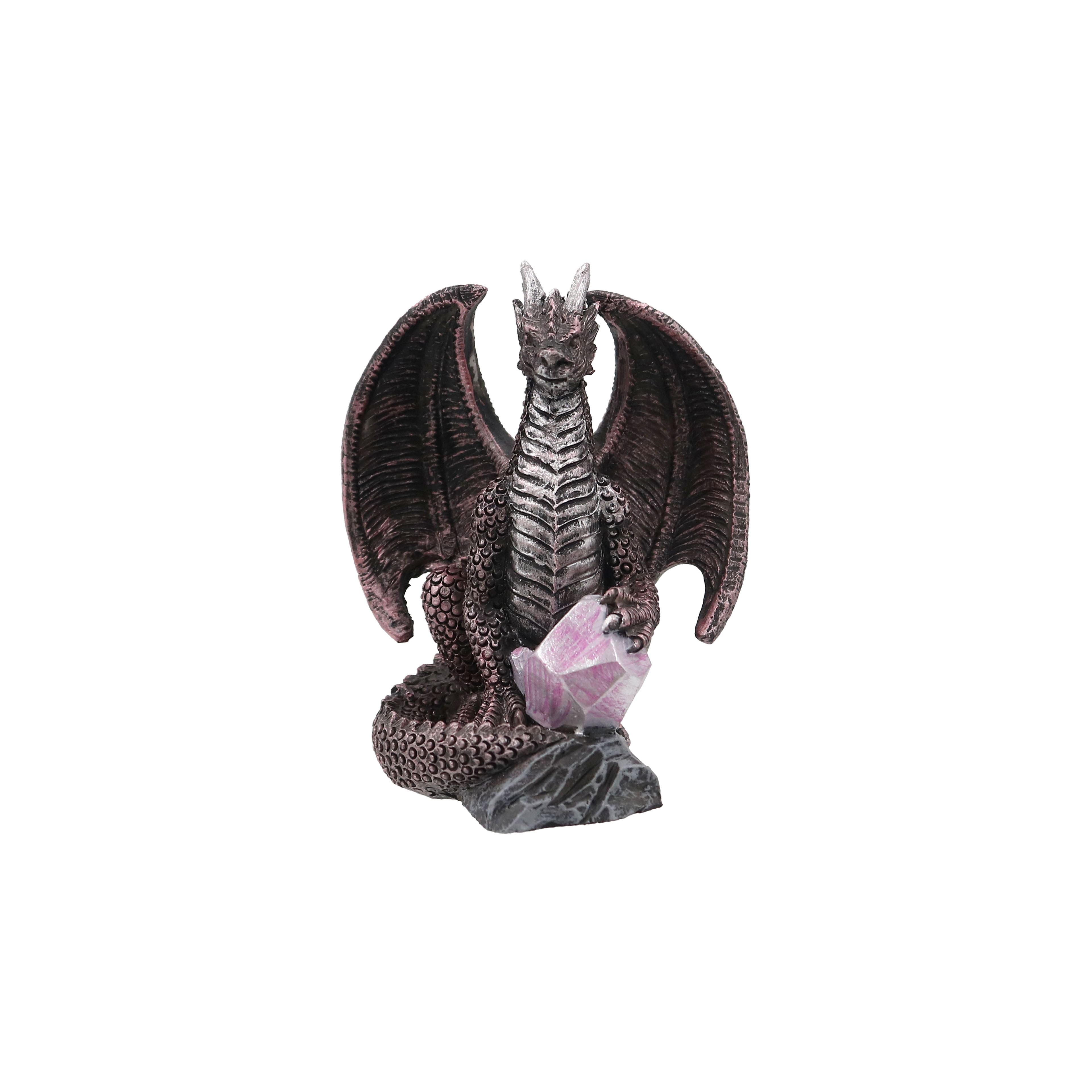 Mini Pink &#x26; Black Dragon with Crystal by Ashland&#xAE;