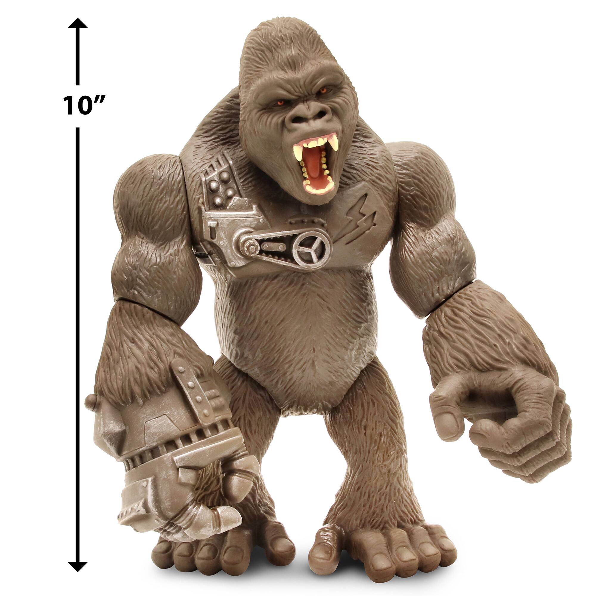 Lanard Jurassic Clash Mega Monster Cyber 10&#x22; Gorilla Action Figure