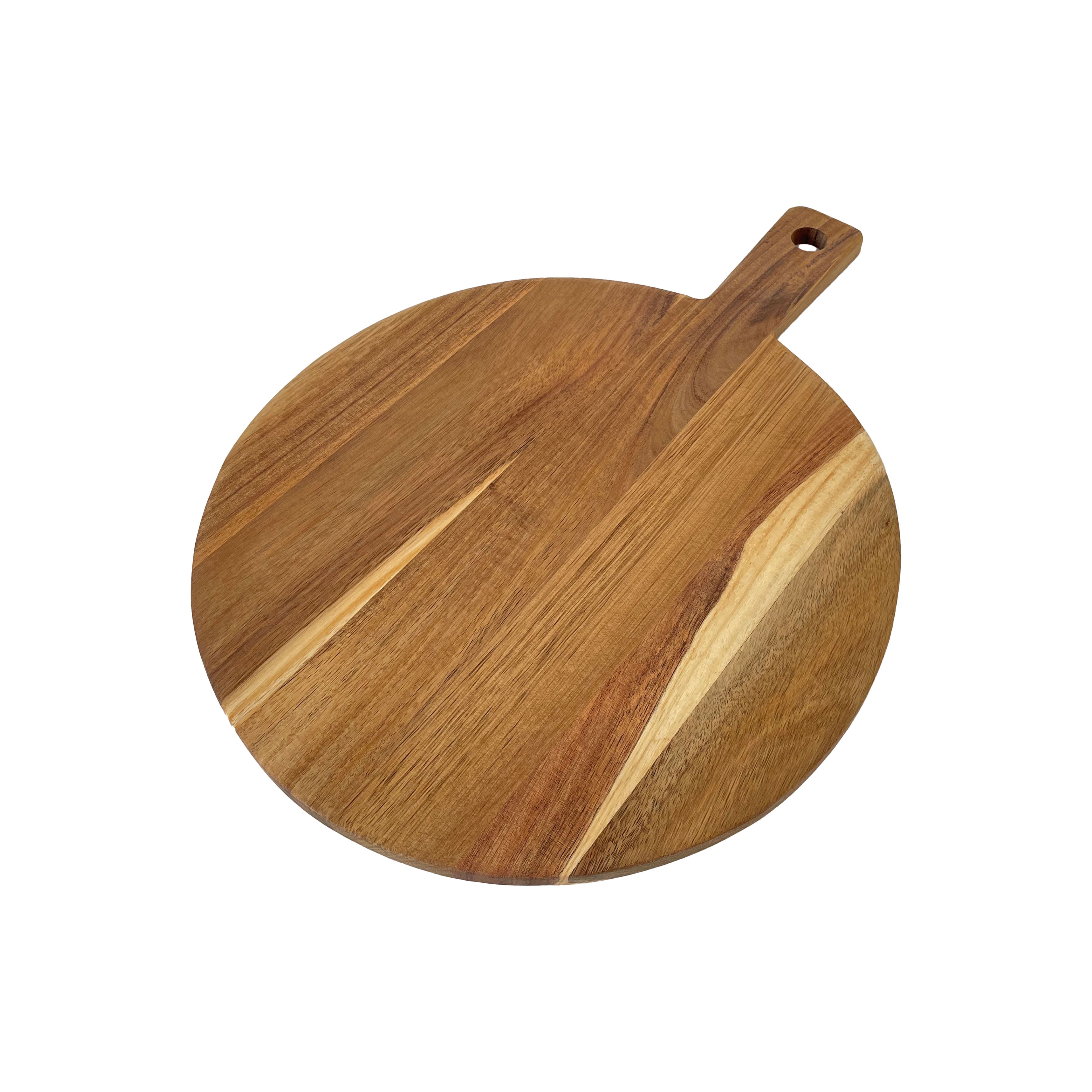 20&#x22; x 14.5&#x22; Round Wood Board by Ashland&#xAE;