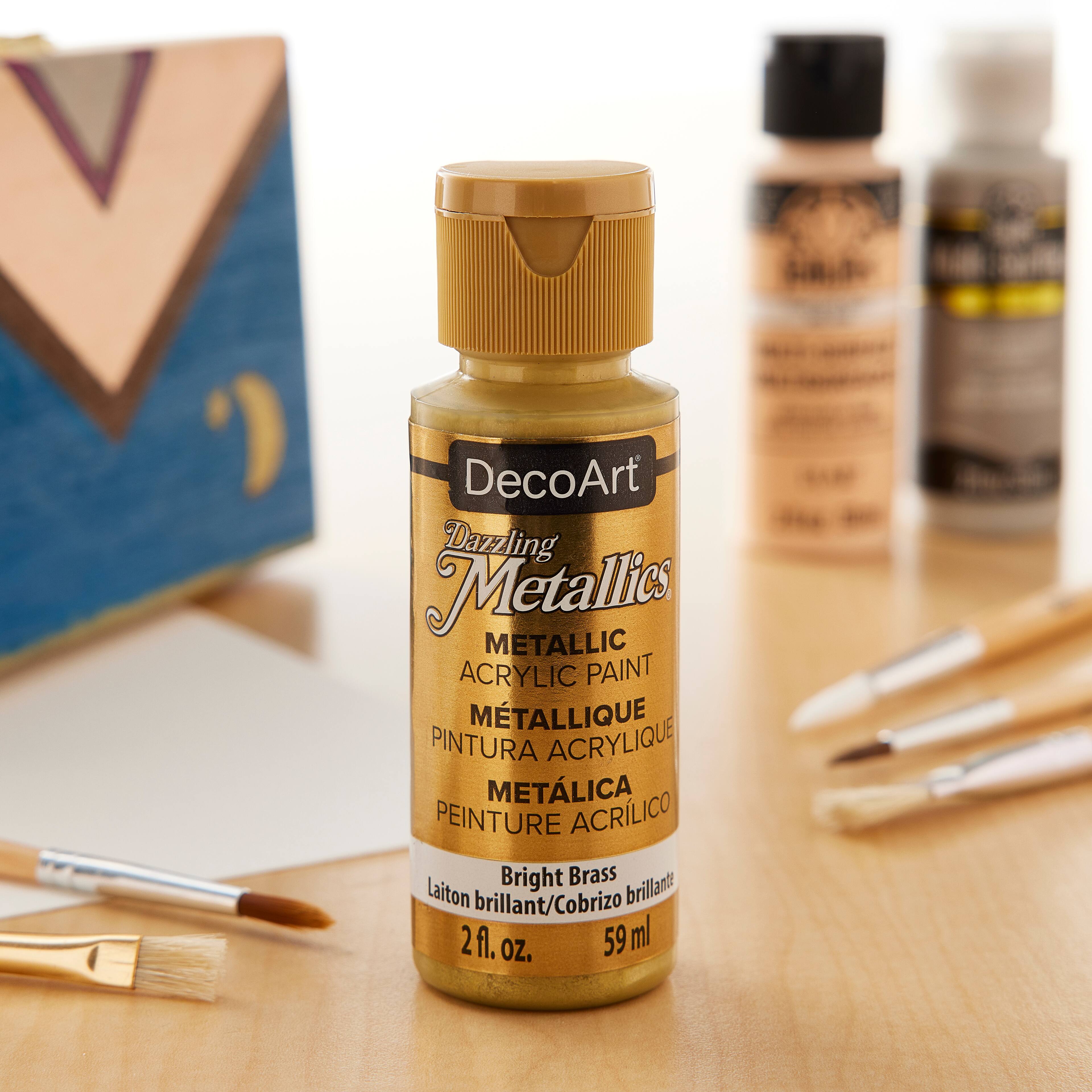 12 Pack: DecoArt&#xAE; Dazzling Metallics&#xAE; Paint, 2oz.