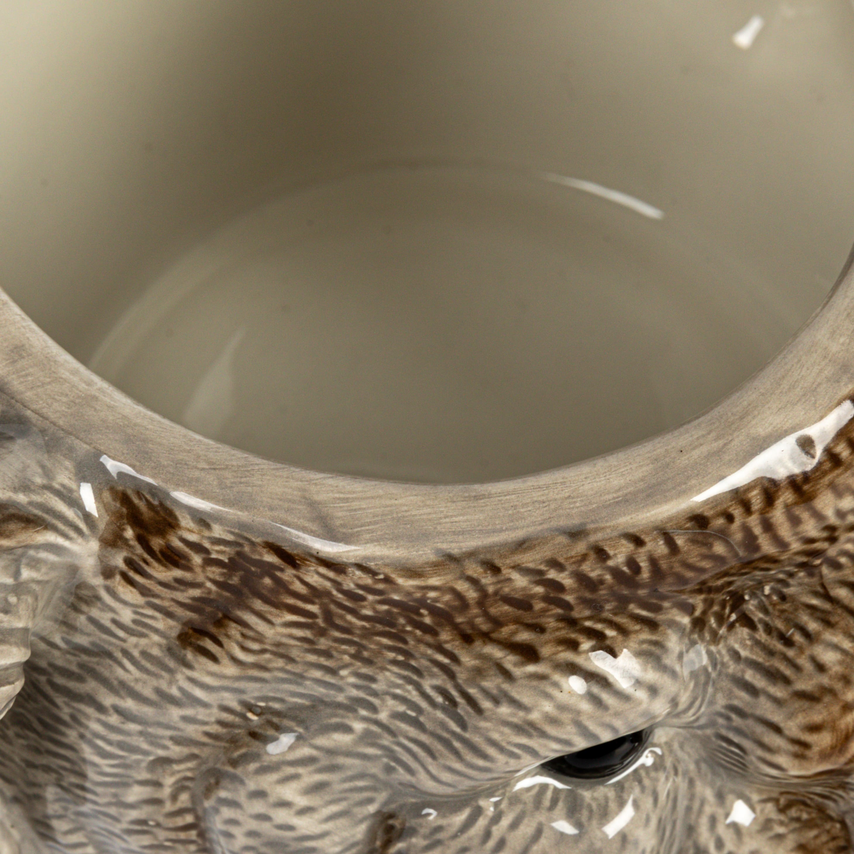 Hello Honey® 7.75" Round Ceramic Koala Head Planter