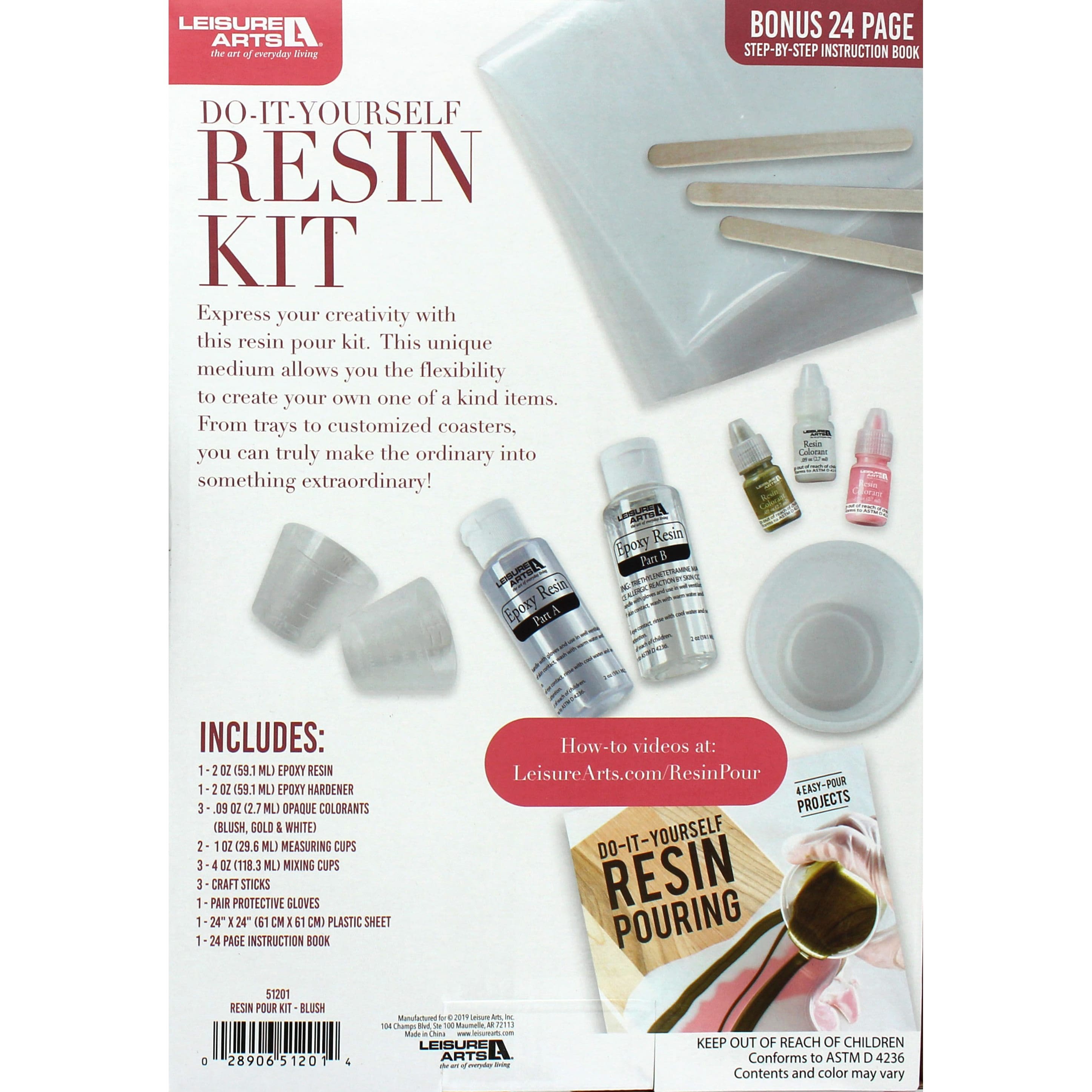 Leisure Arts&#xAE; Blush Box Resin Pour Kit