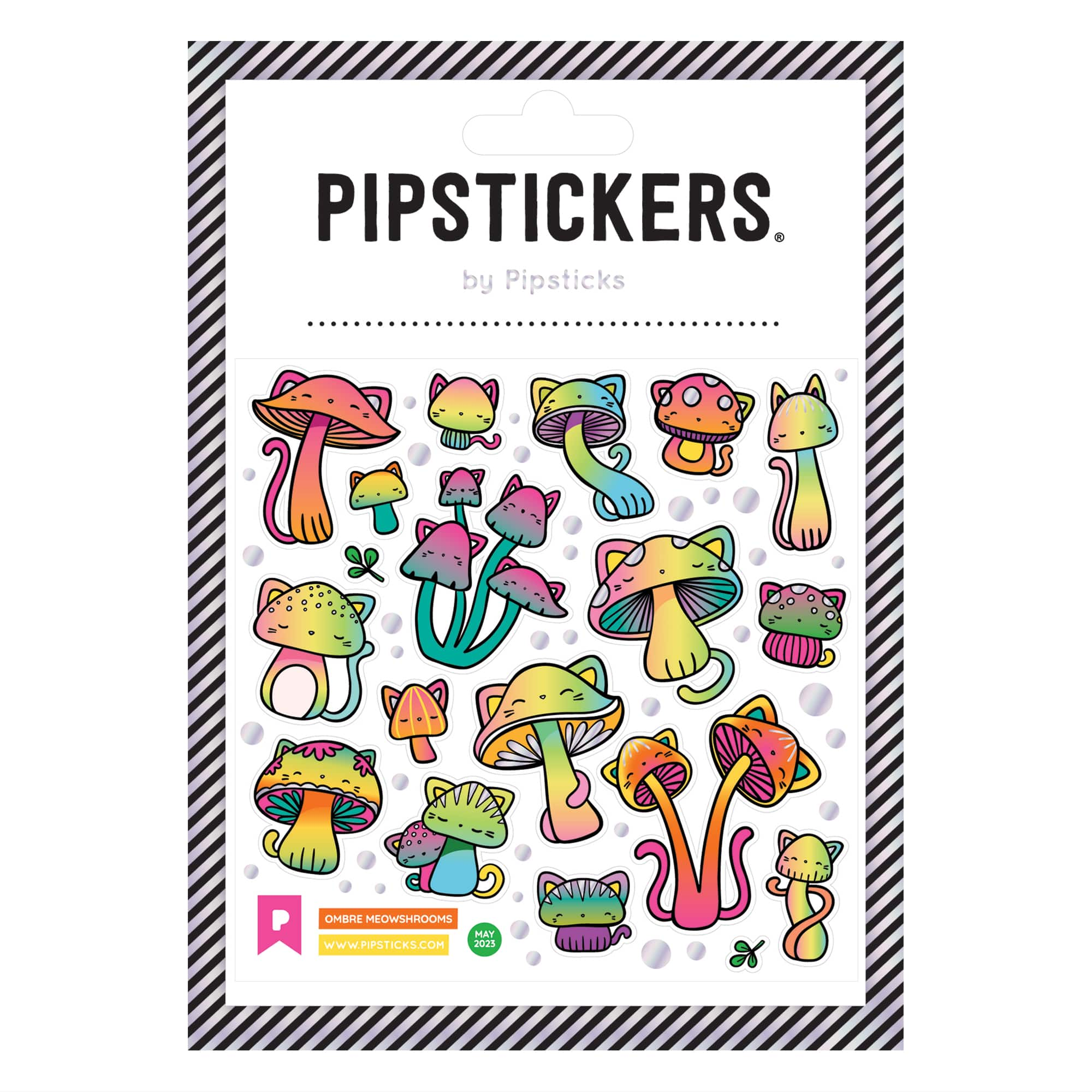 Pipstickers&#xAE; Ombre Meowshrooms Stickers