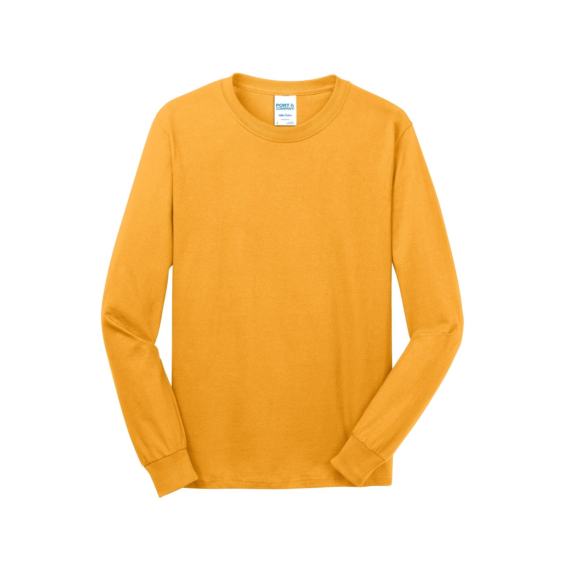 Port &#x26; Company&#xAE; Long Sleeve Adult Core Cotton T-Shirt