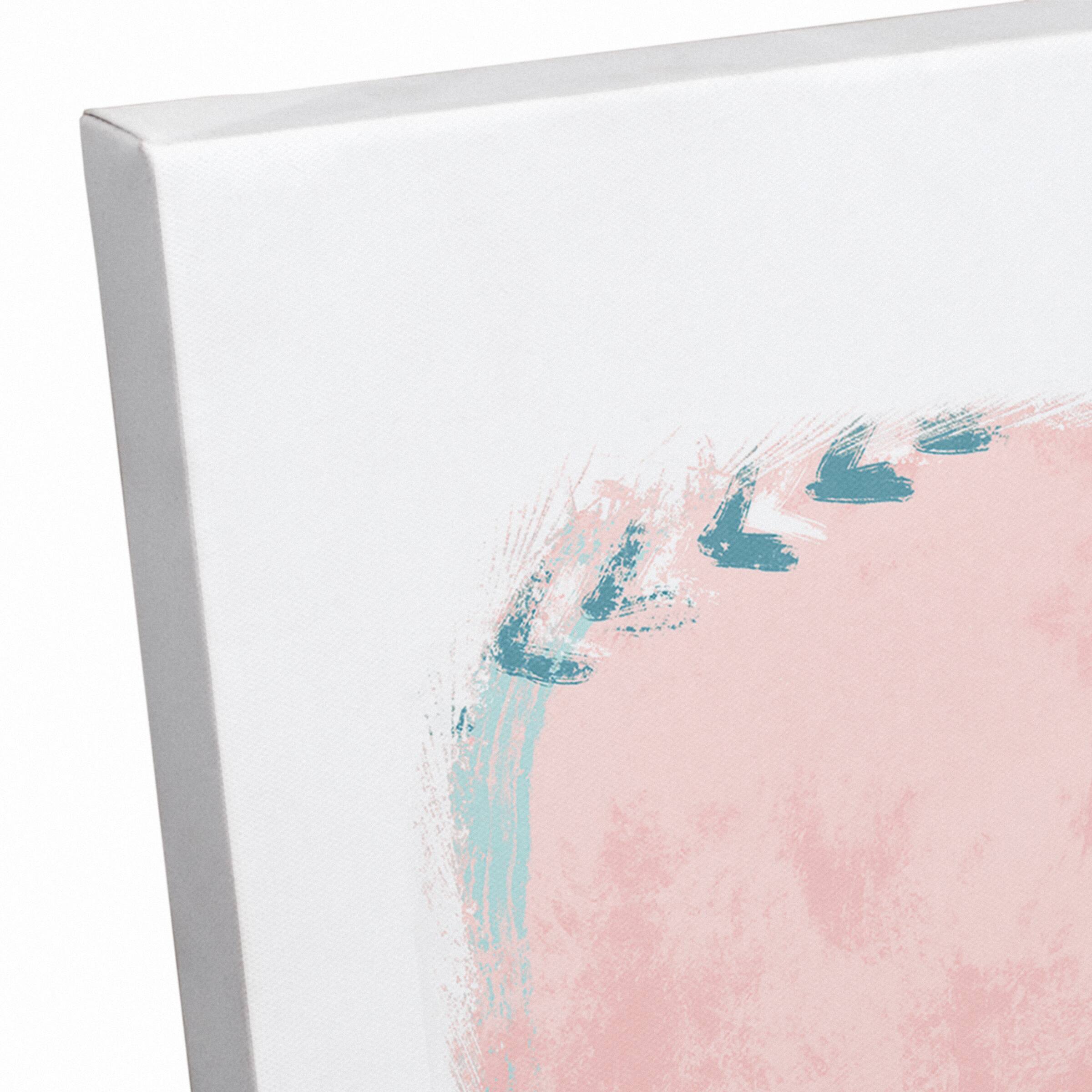 Bright Funky Florals Canvas Wall Art