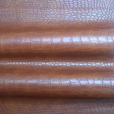 Feldman Tan Reptile Faux Leather image