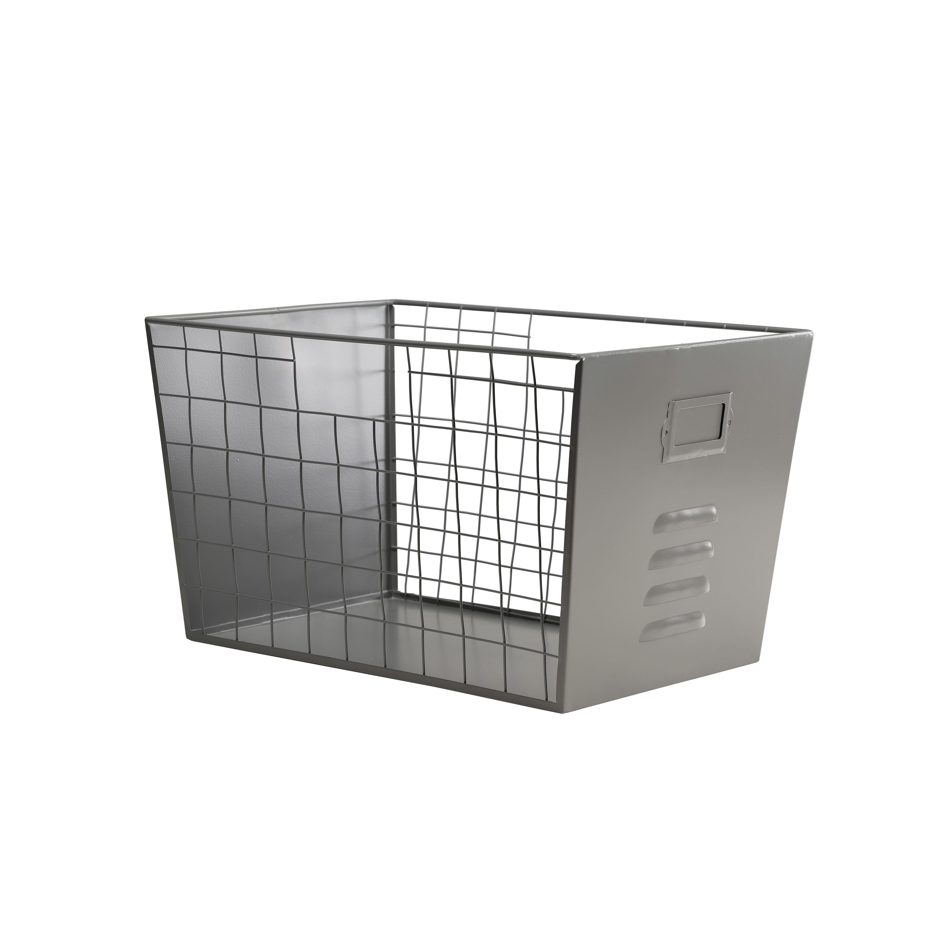 13&#x22; Gray Wire Multifunctional Basket