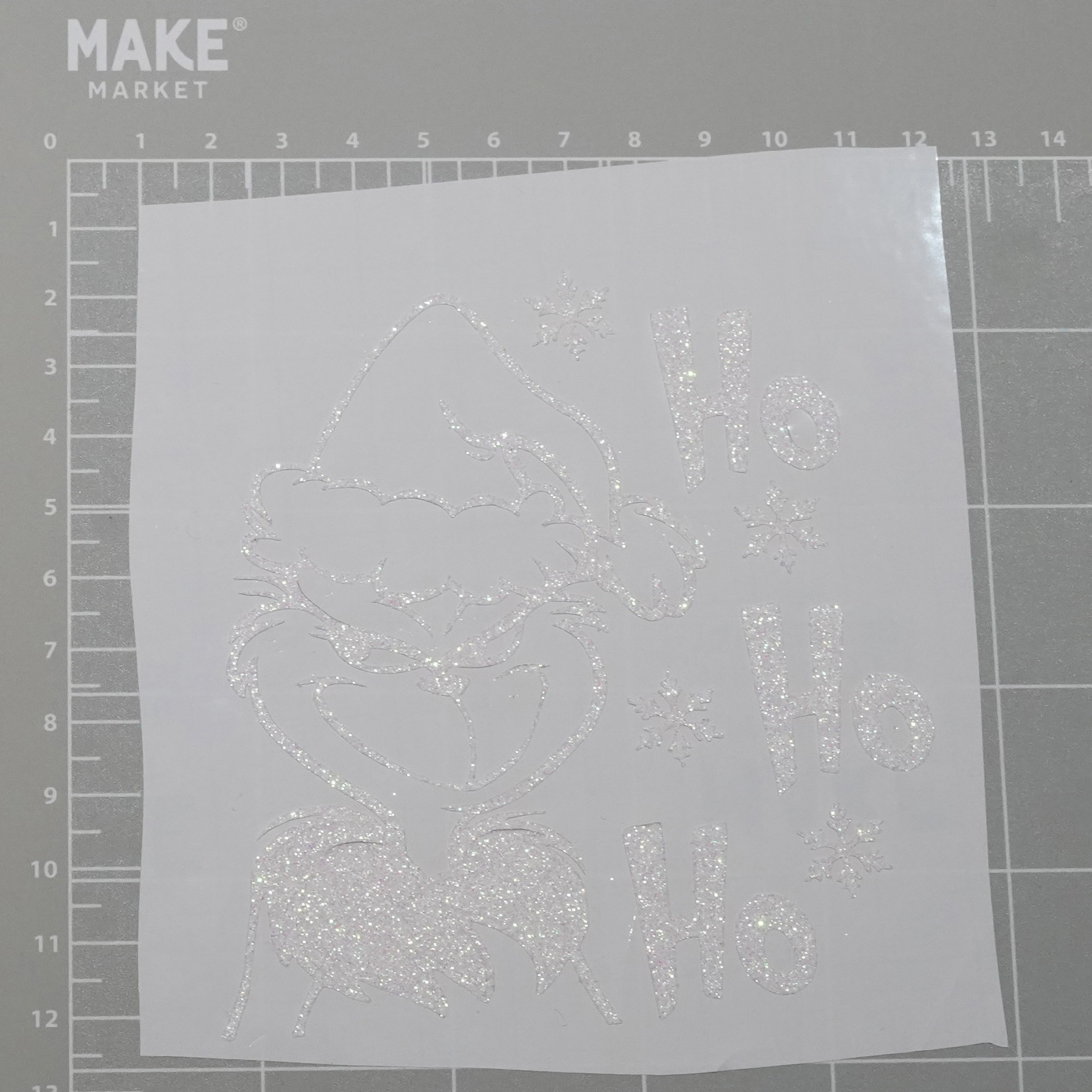 12 Pack: Glitter Permanent Vinyl by Make Market®