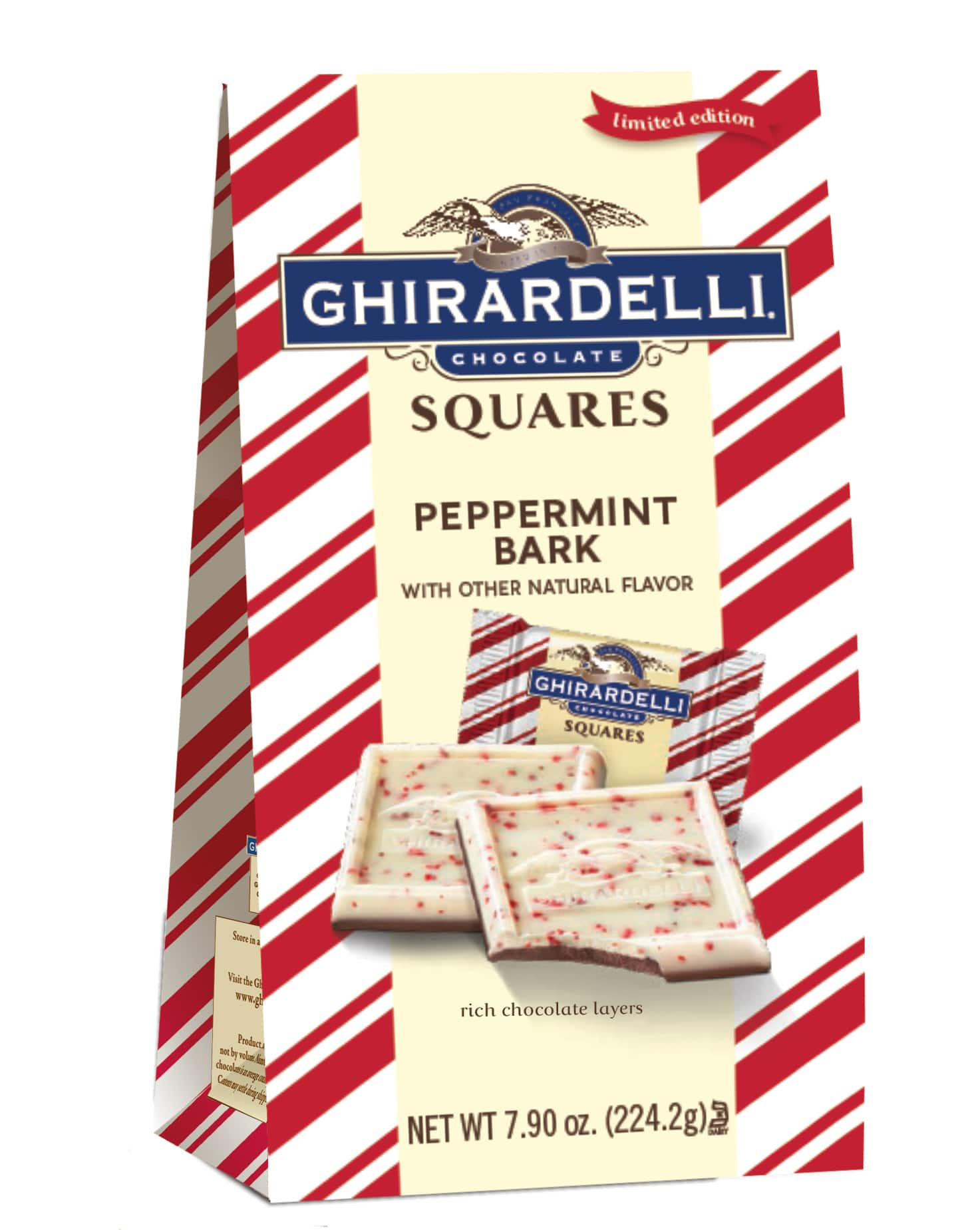 Ghirardelli&#xAE; Square Peppermint Bark Chocolate