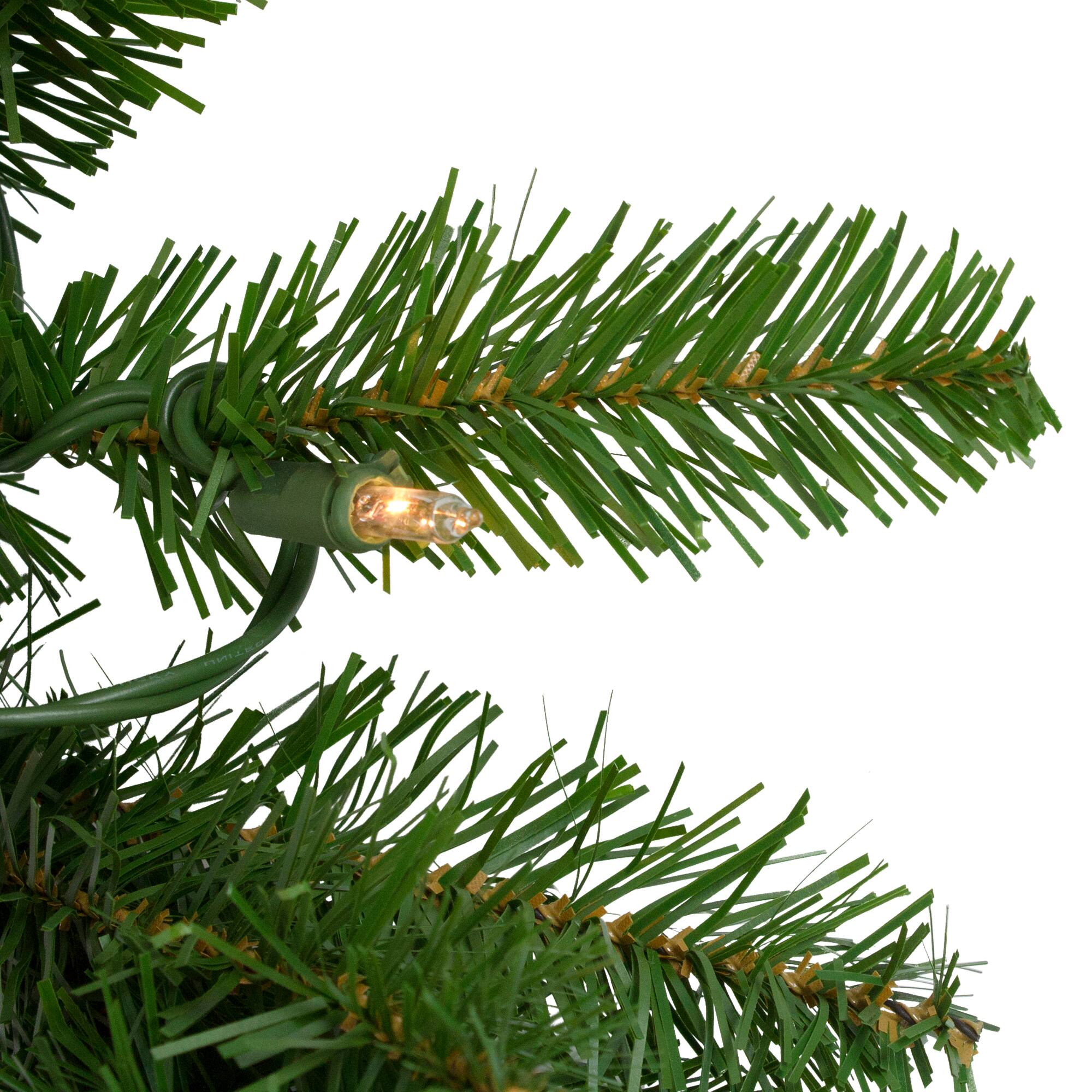 4ft. Pre-Lit Eastern Pine Artificial Christmas Wreath
