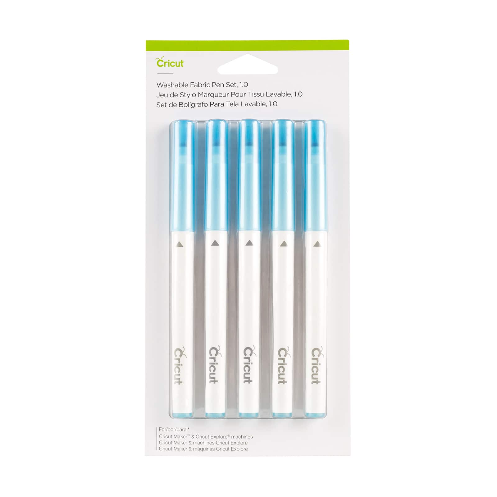 Buy The Cricut Maker Blue Washable Fabric Pen Set At Michaels