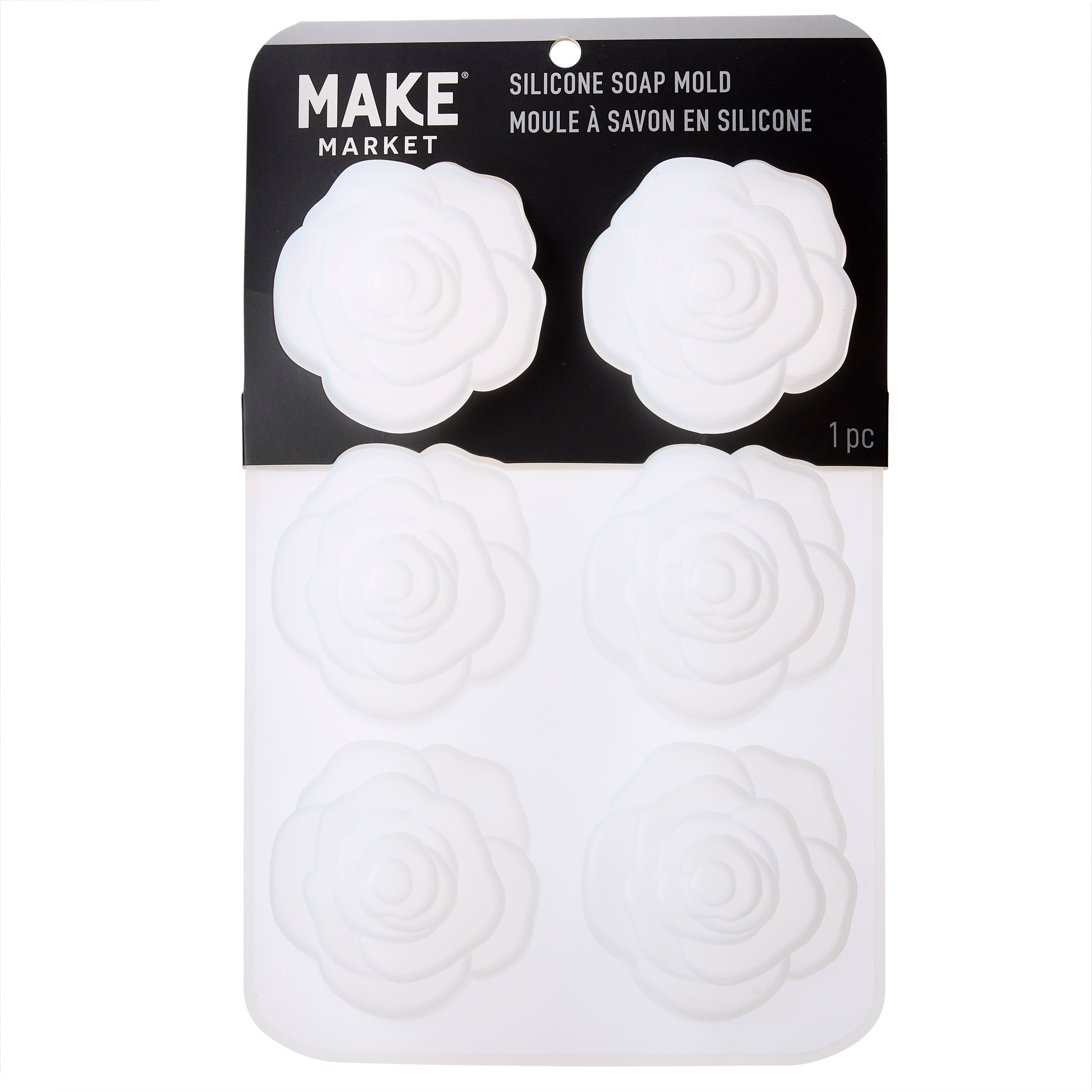 Silicone Rose Soap Mold by Make Market&#xAE;