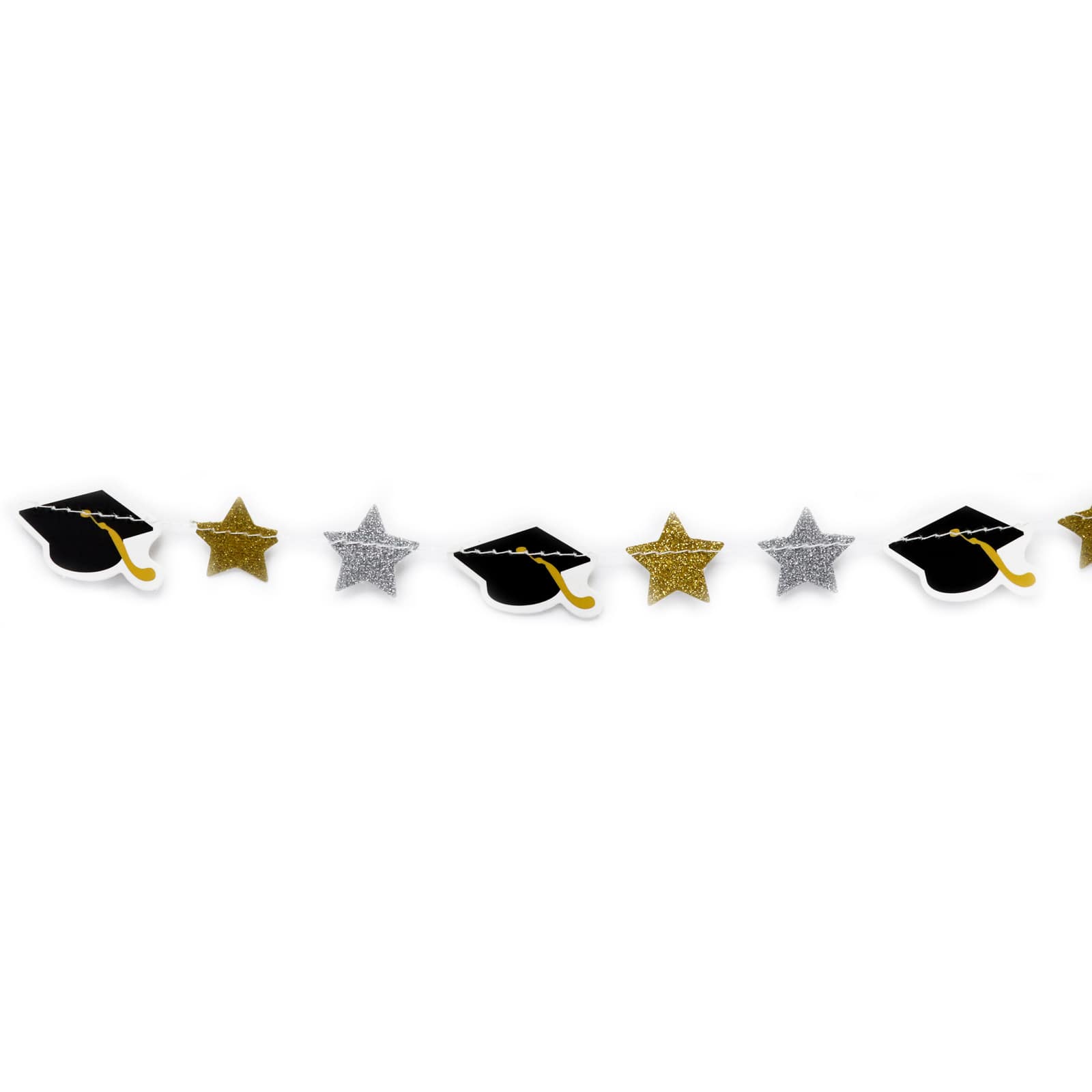 Graduation 3Yd. Cap & Stars Paper Garland By Recollections | Michaels