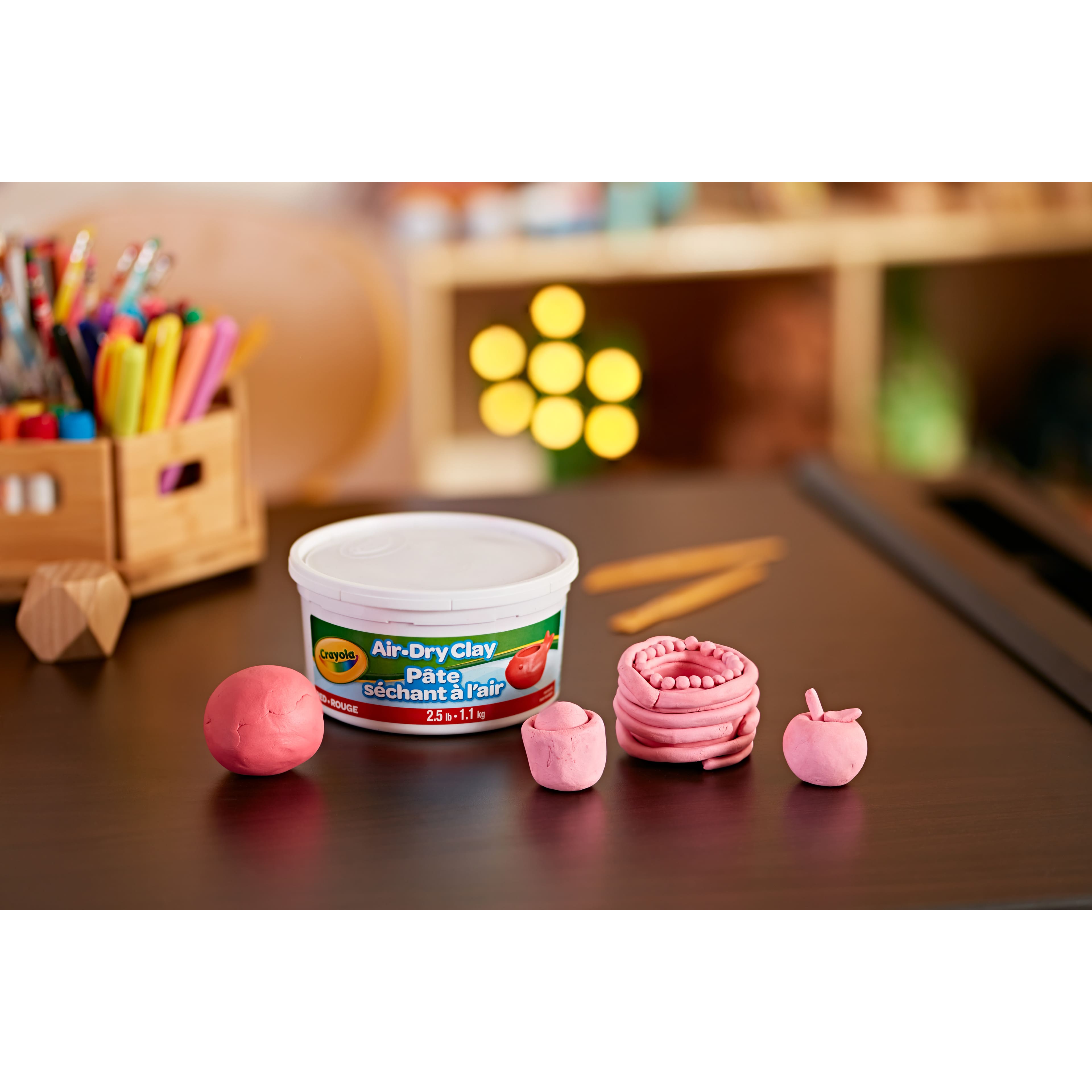Crayola® 2.5lb. Red Air Dry Clay Tub