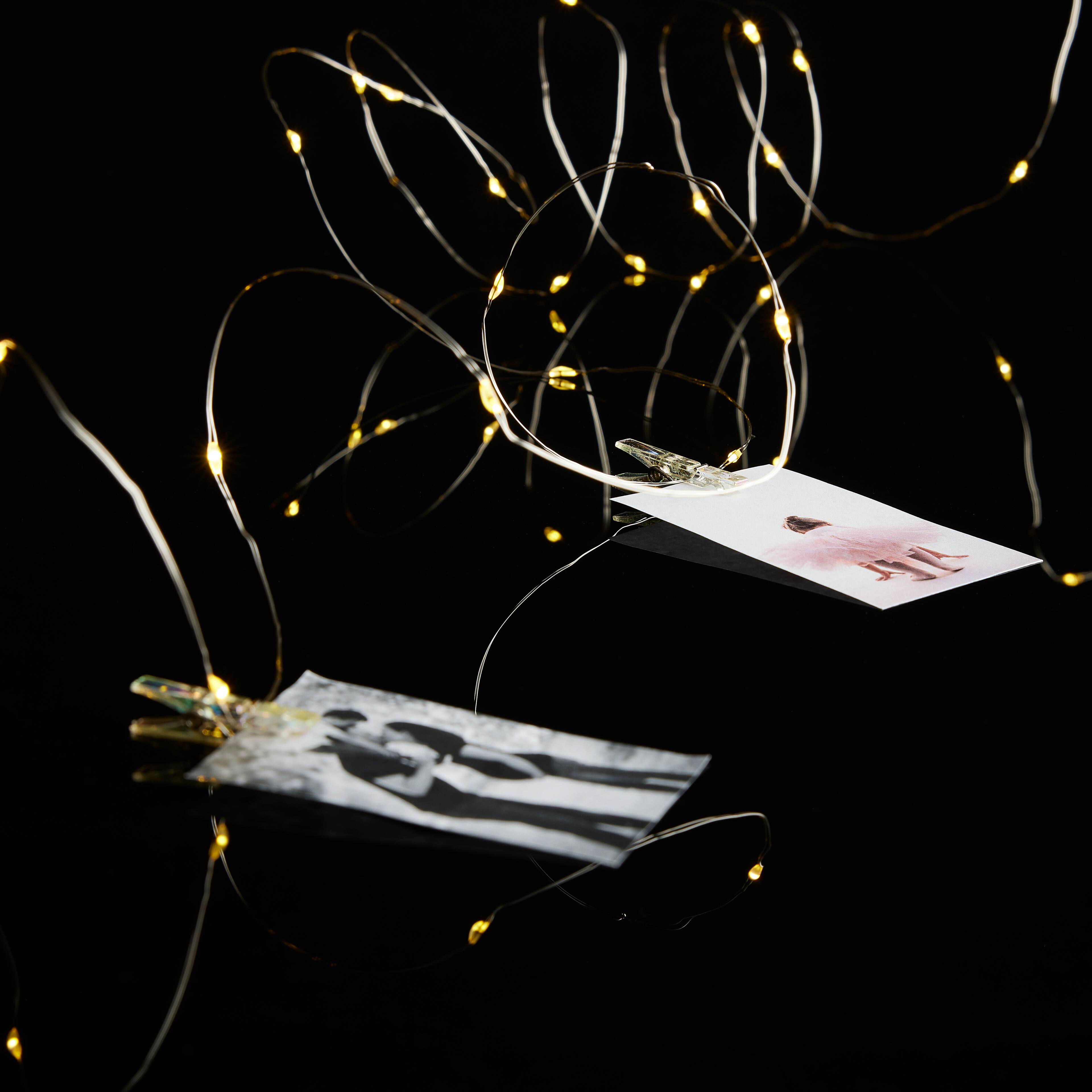 12 Pack: 45ct. Warm White LED Iridescent Clip Lights by Ashland®