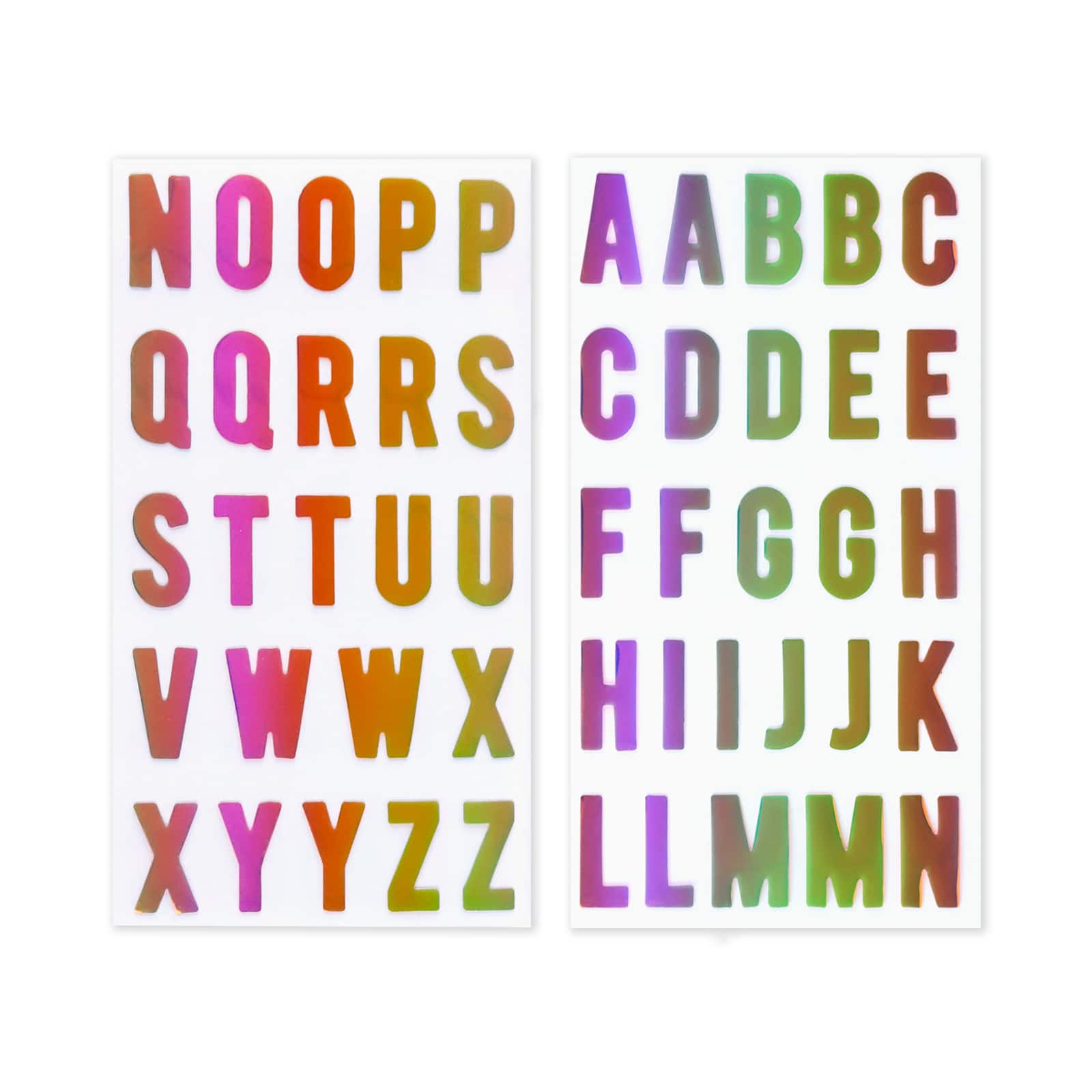 12 Pack: Iridescent Alphabet Stickers by Recollections™