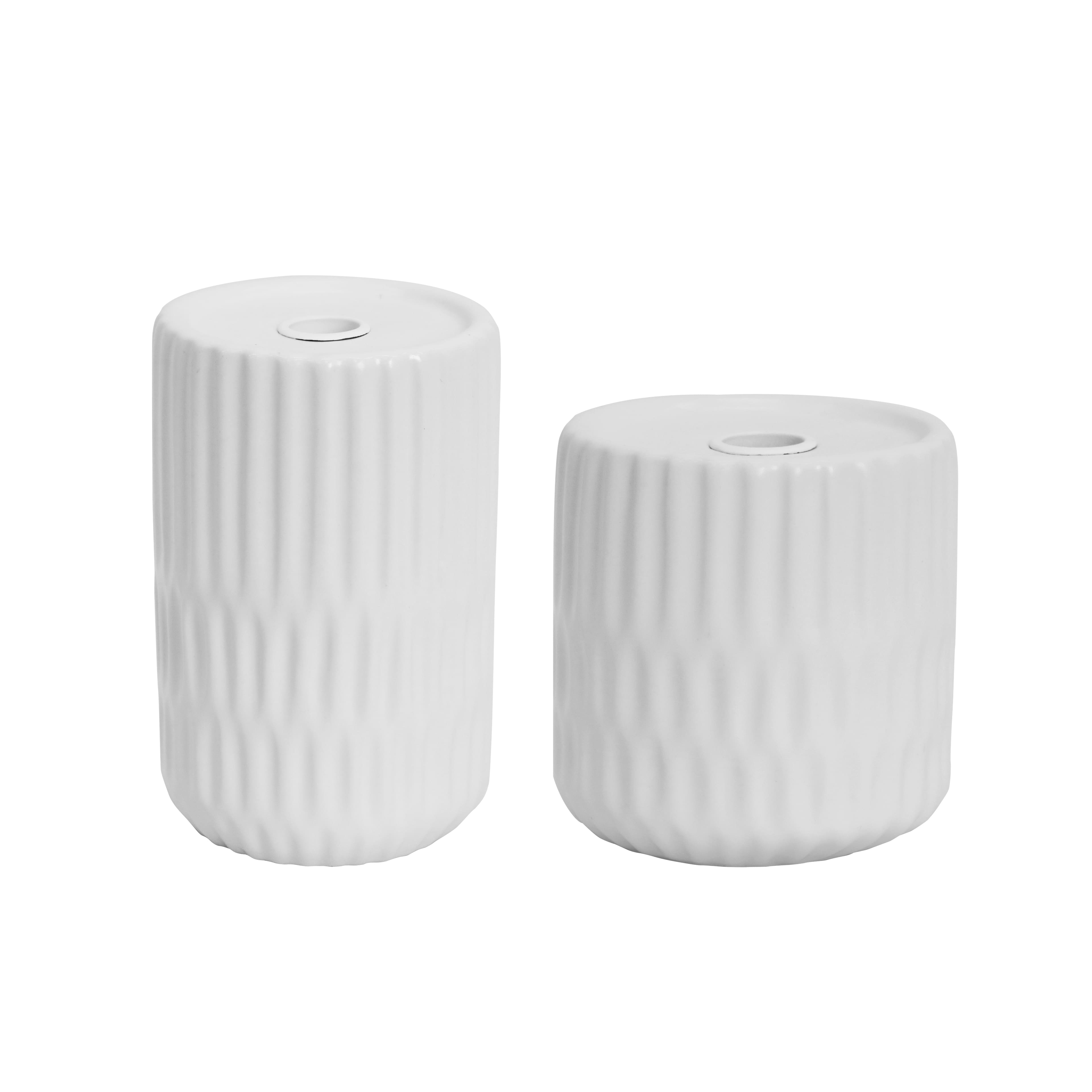 White Honeycomb Candle Holder by Ashland&#xAE;