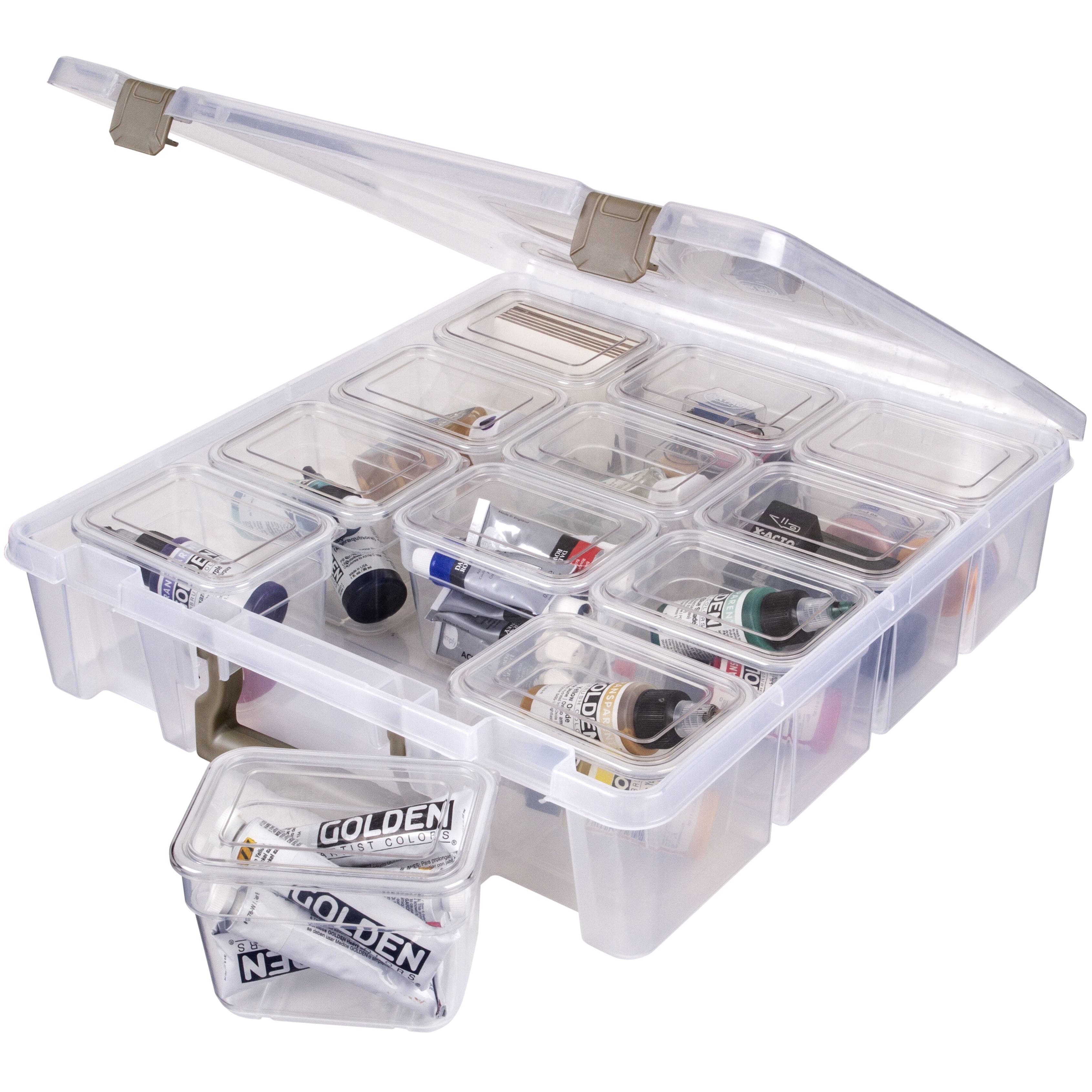 ArtBin&#xAE; Super Satchel&#x2122; Translucent 12 Compartment Box