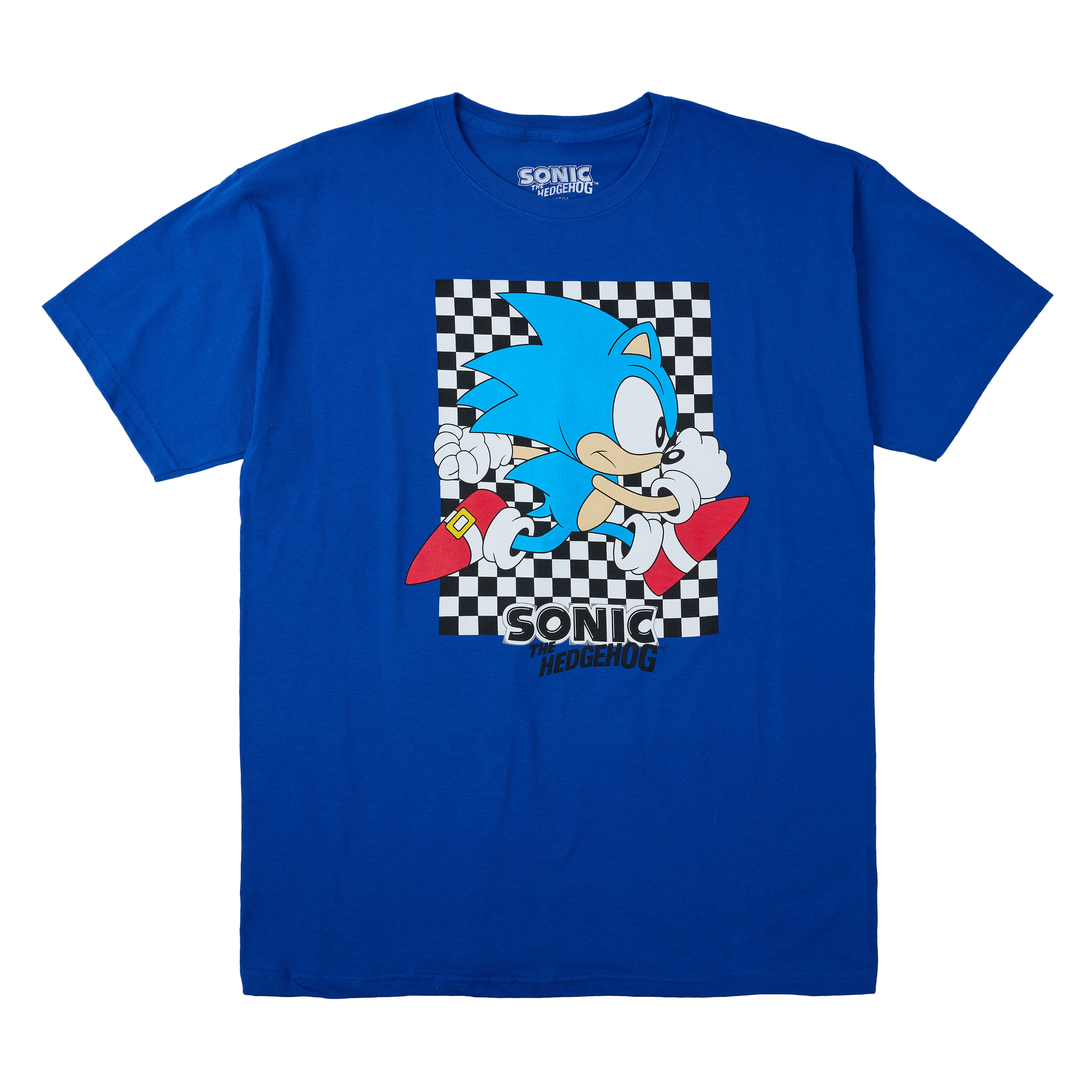 Sonic the Hedgehog Blue Adult Crewneck T-Shirt
