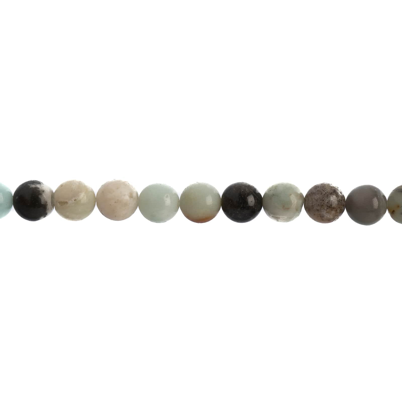 John Bead Earth's Jewels Natural Stone Round Beads, 8mm