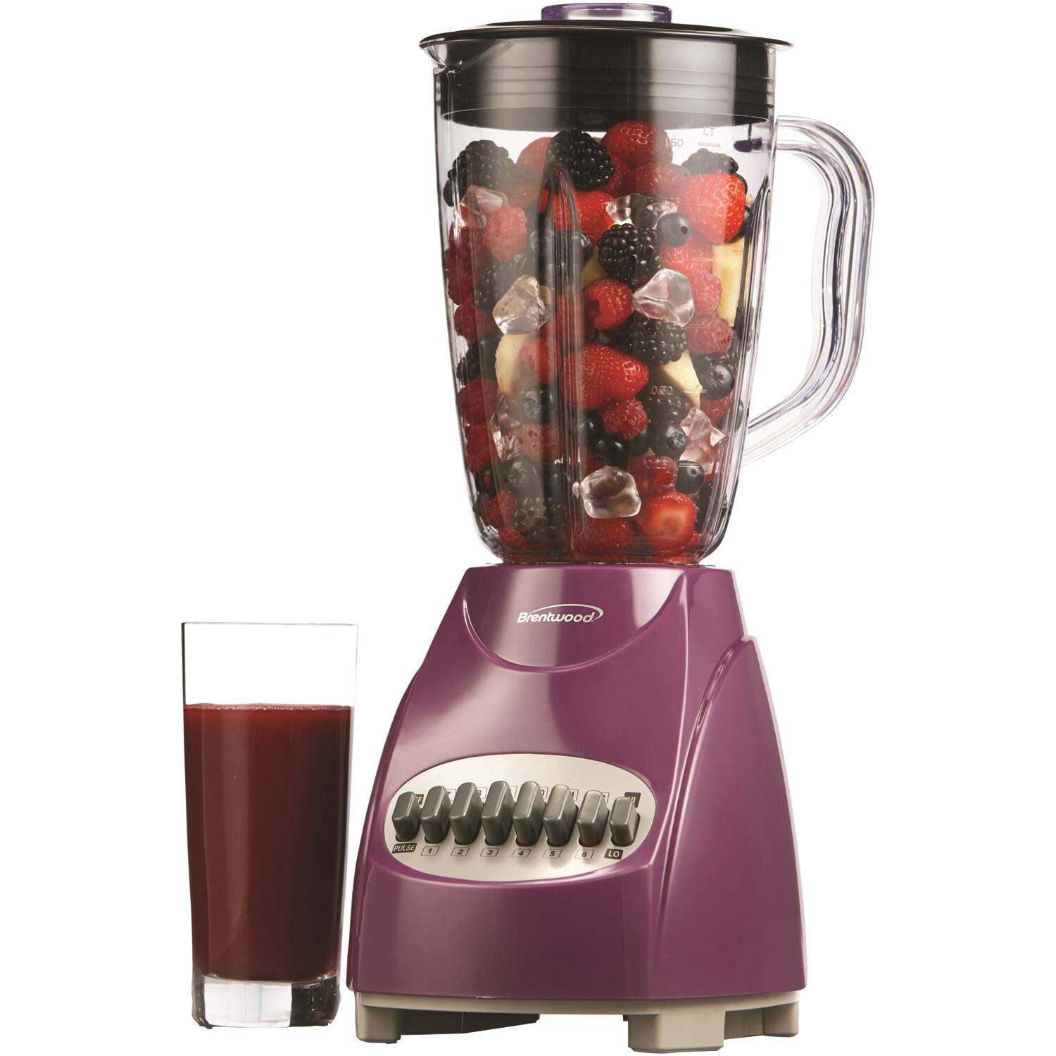 Brentwood 50oz. Pulse Electric Blender With Plastic Jar