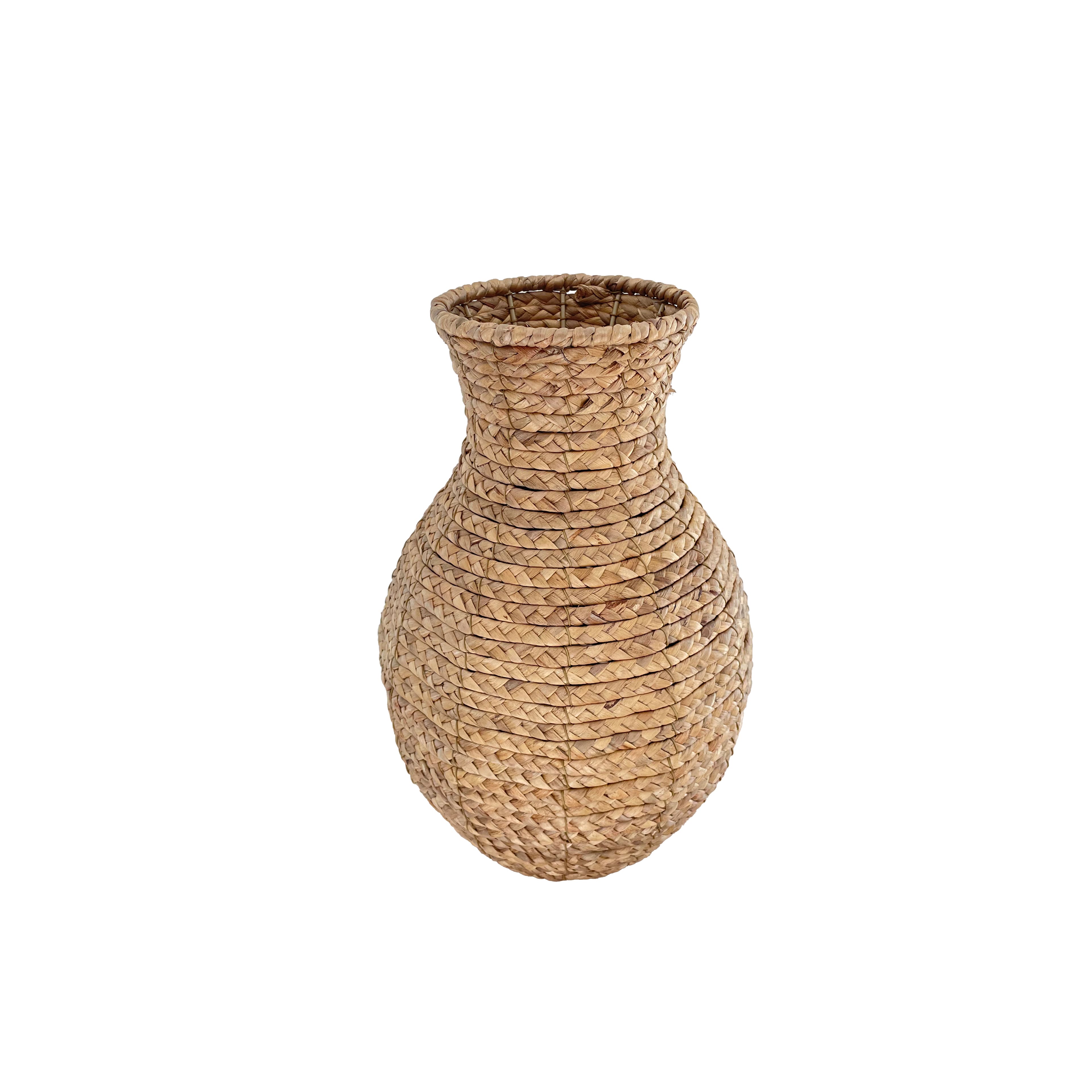 15.75" Braided Coil Water Hyacinth Vase by Ashland®