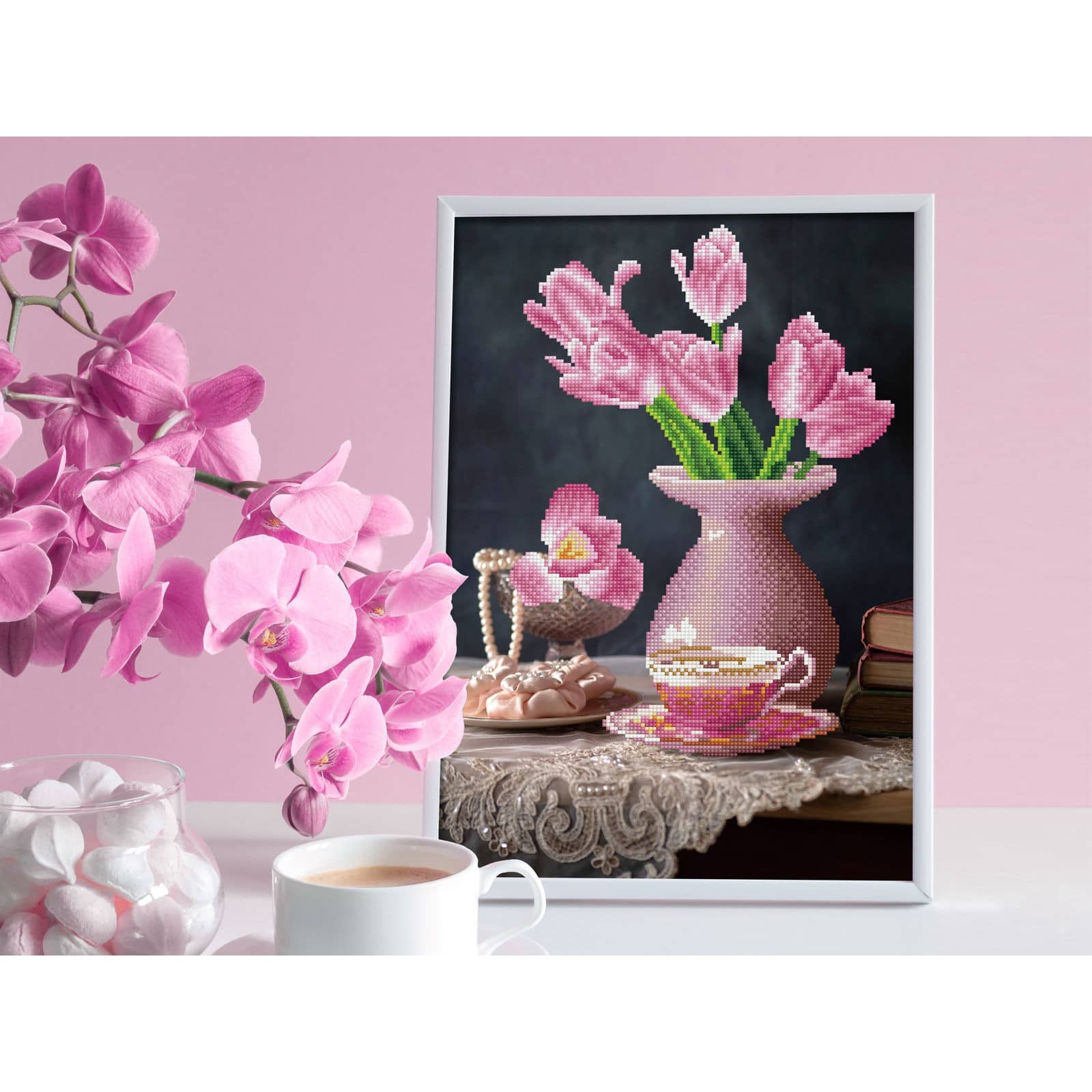 Simply Dotz® Intermediate Daybreak Tulips Diamond Painting Kit