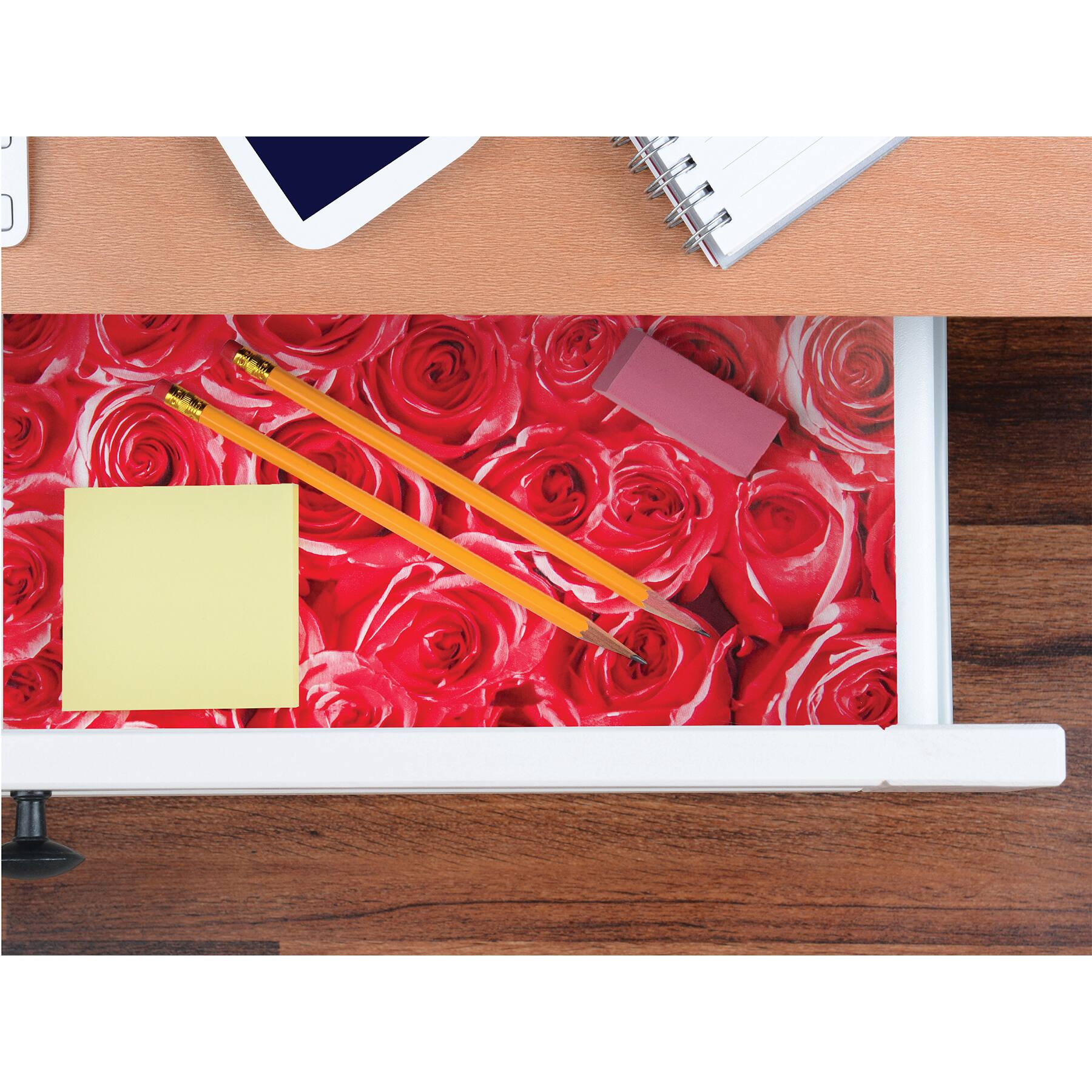 Fablon Roses Adhesive Film Sheets, 2ct.