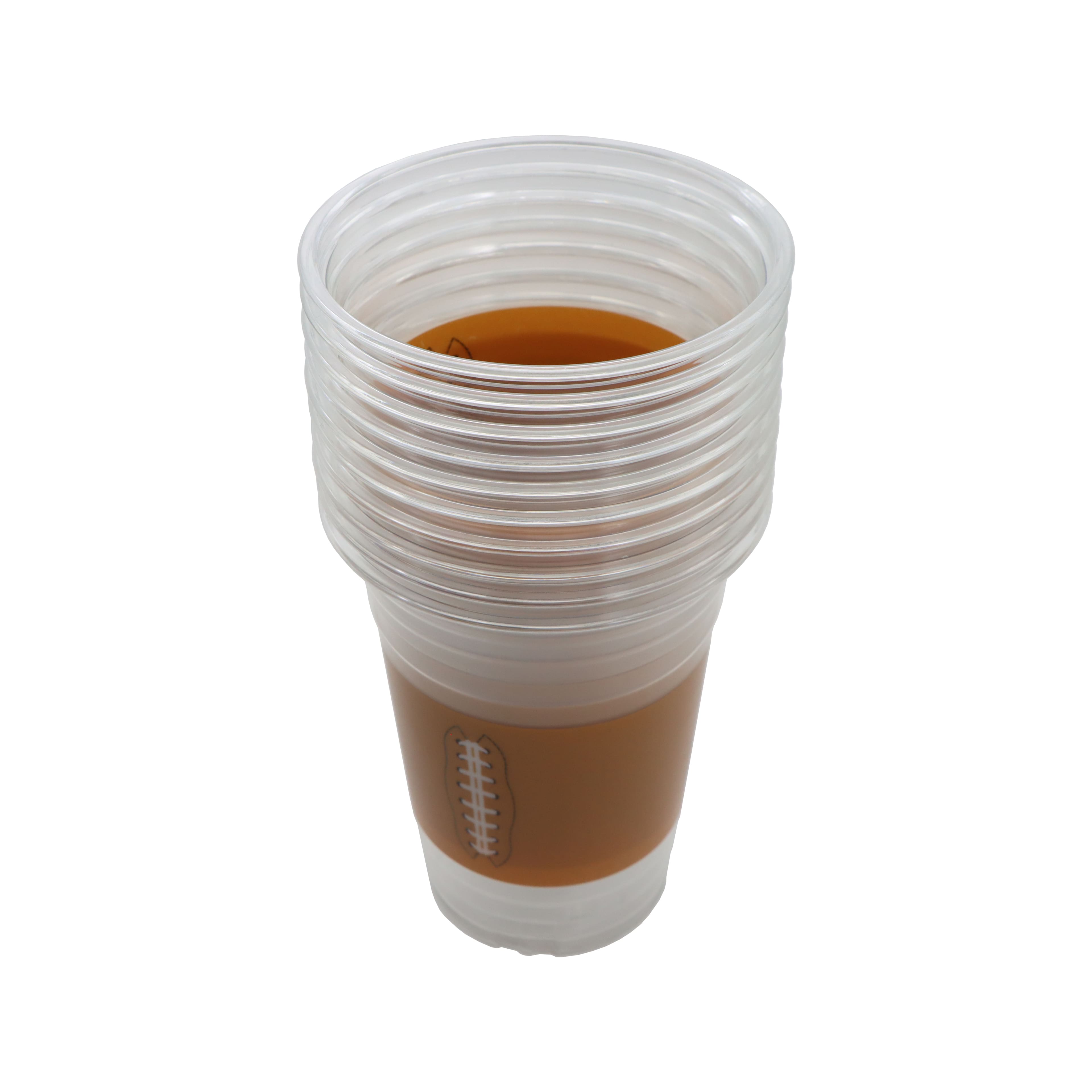 16oz. Football Plastic Cups, 10ct. by Celebrate It™