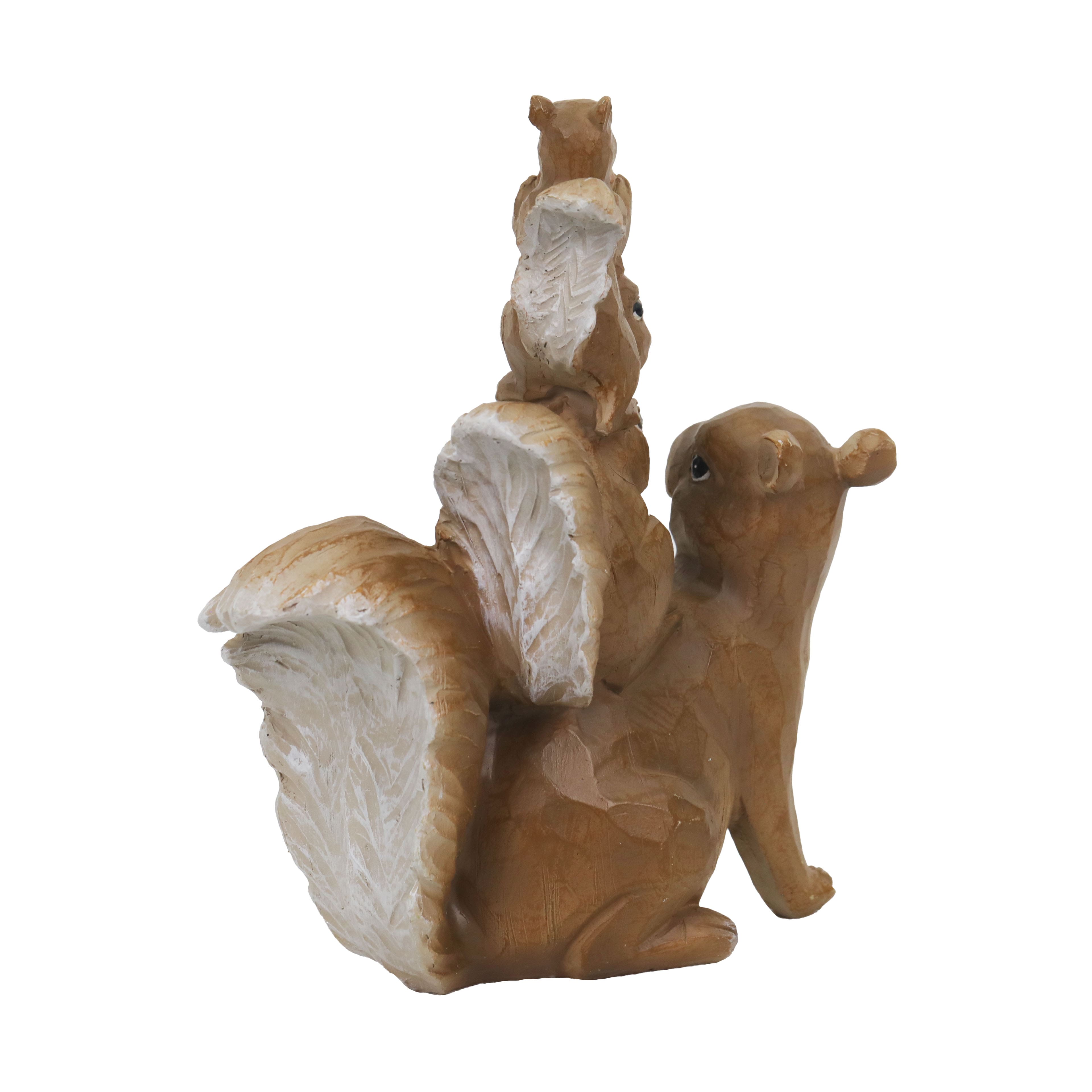 8&#x22; Squirrel Family Tabletop D&#xE9;cor by Ashland&#xAE;