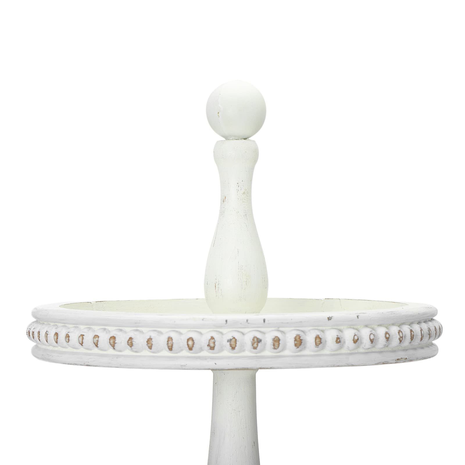 Hello Honey® 24.8" White 3-Tier Decorative Wood Tray