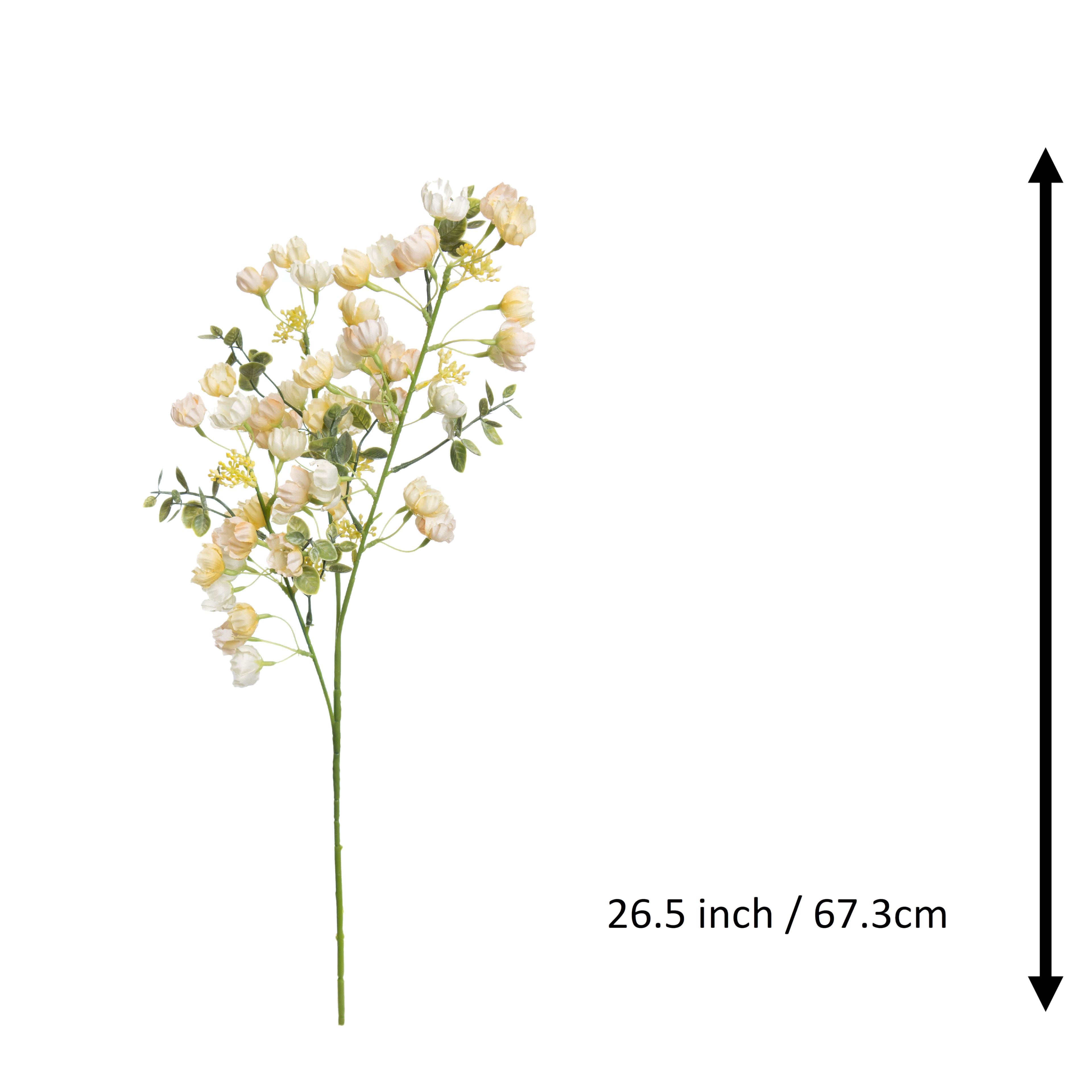 26.5&#x22; Yellow Popcorn Hydrangea Stem by Ashland&#xAE;