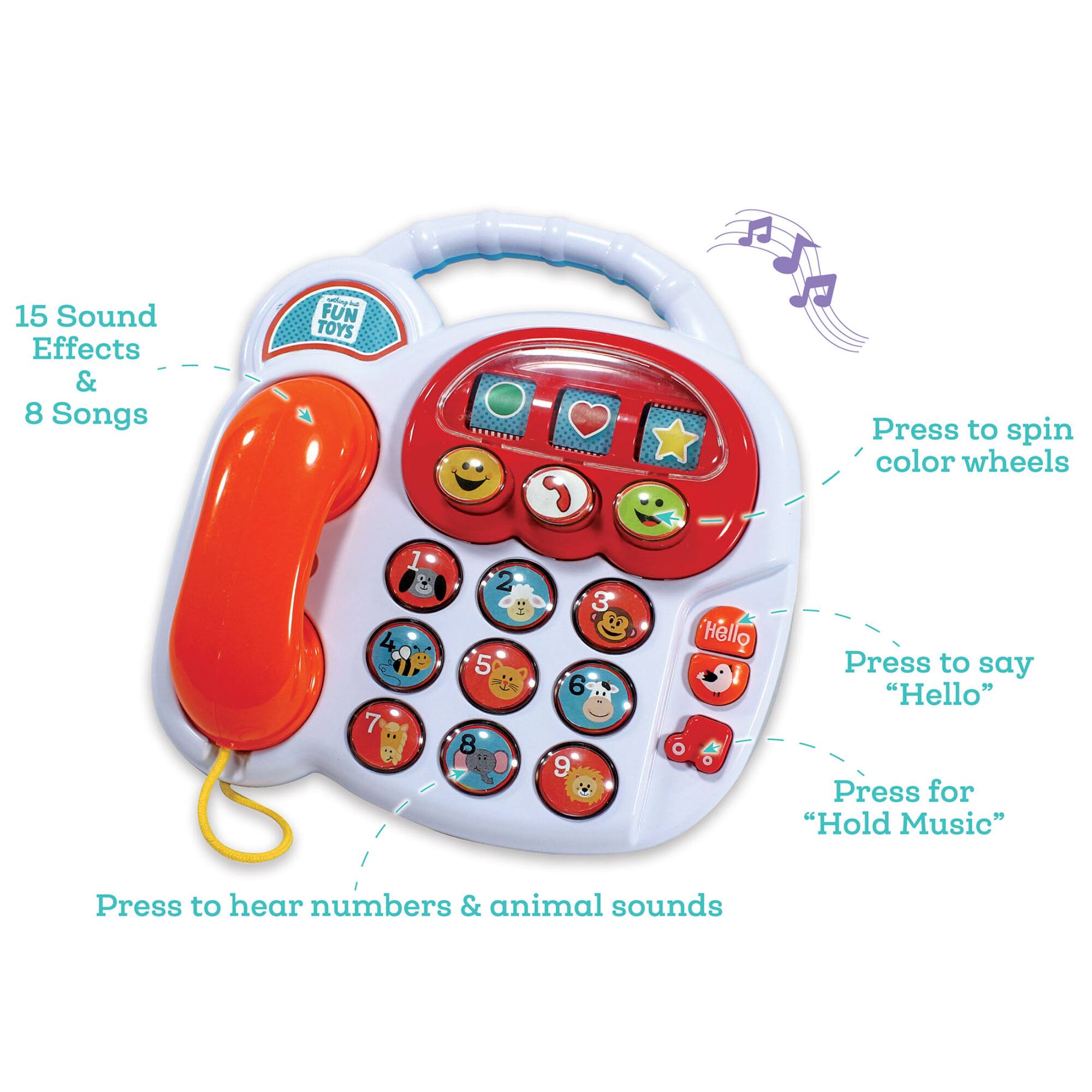 Nothing But Fun Toys Lights & Sounds Fun Time Telephone