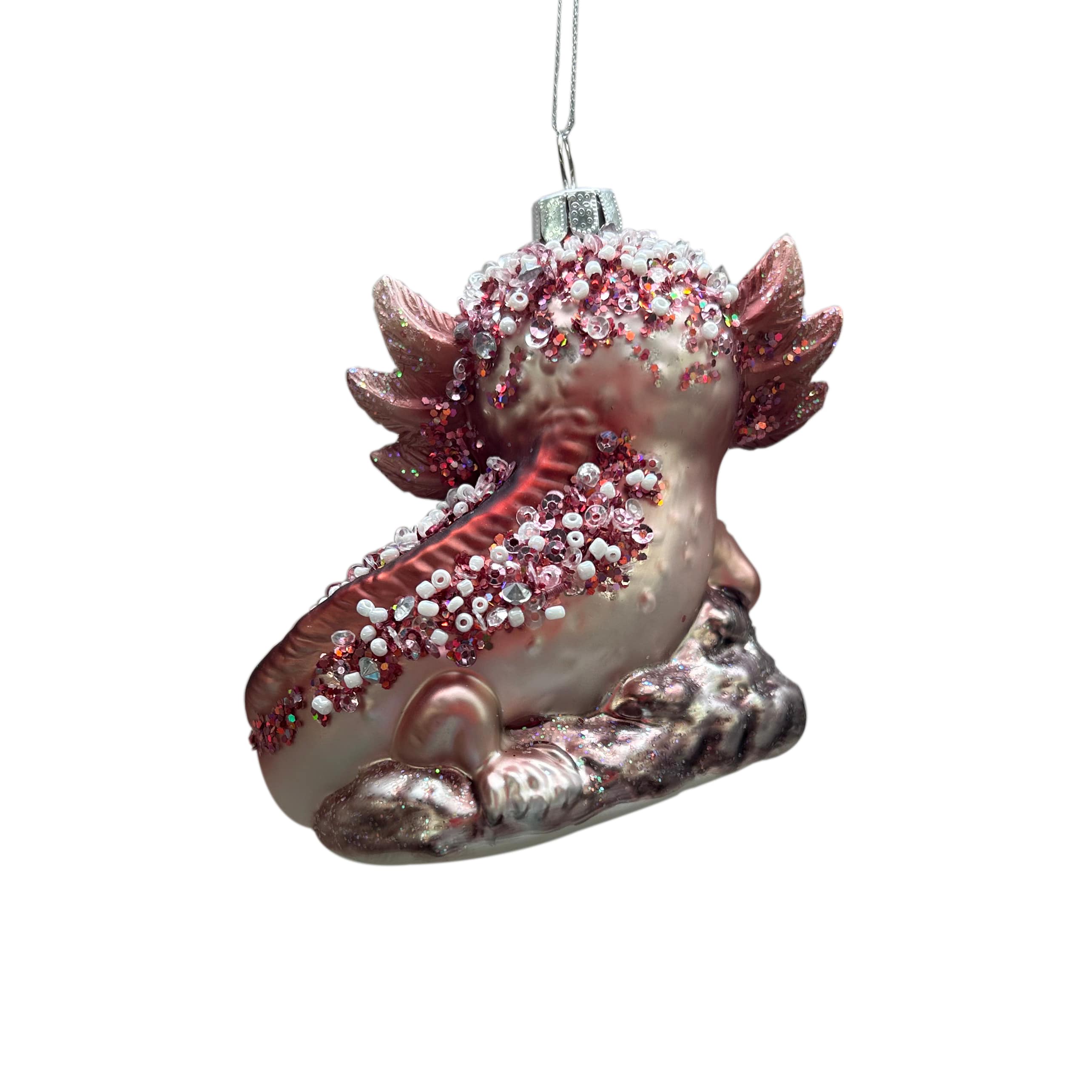 3.5&#x22; Axolotl Glass Ornament by Ashland&#xAE;