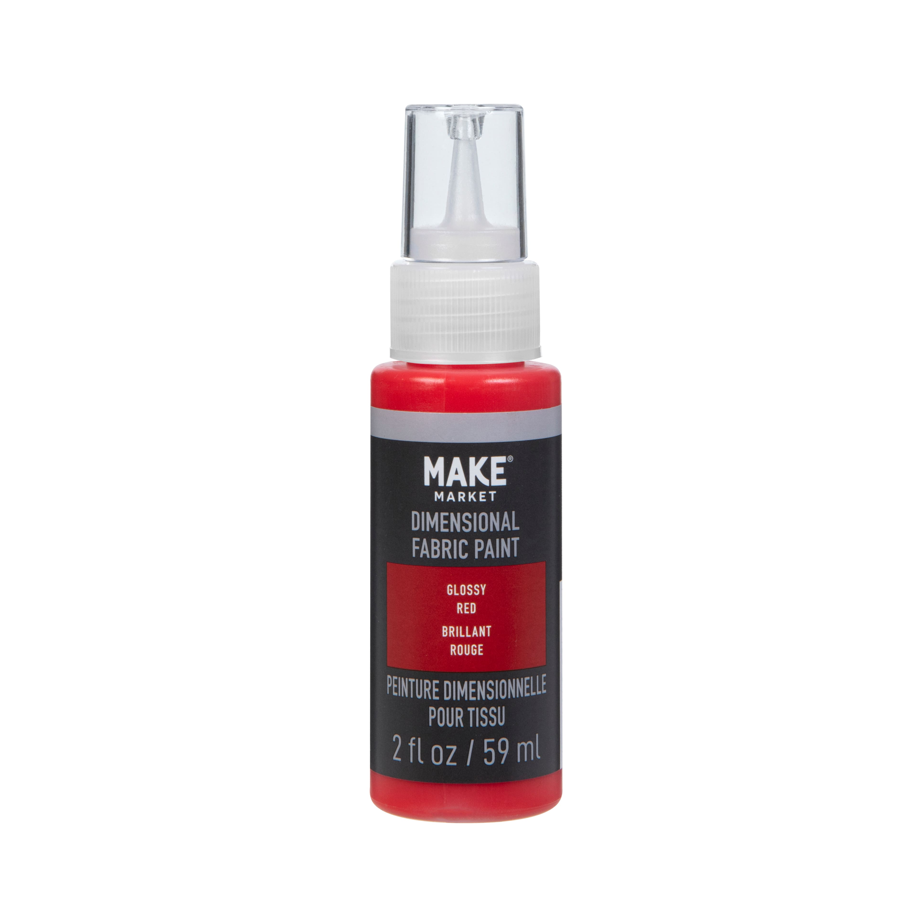 12 Pack: Glossy Dimensional Fabric Paint by Make Market&#xAE;