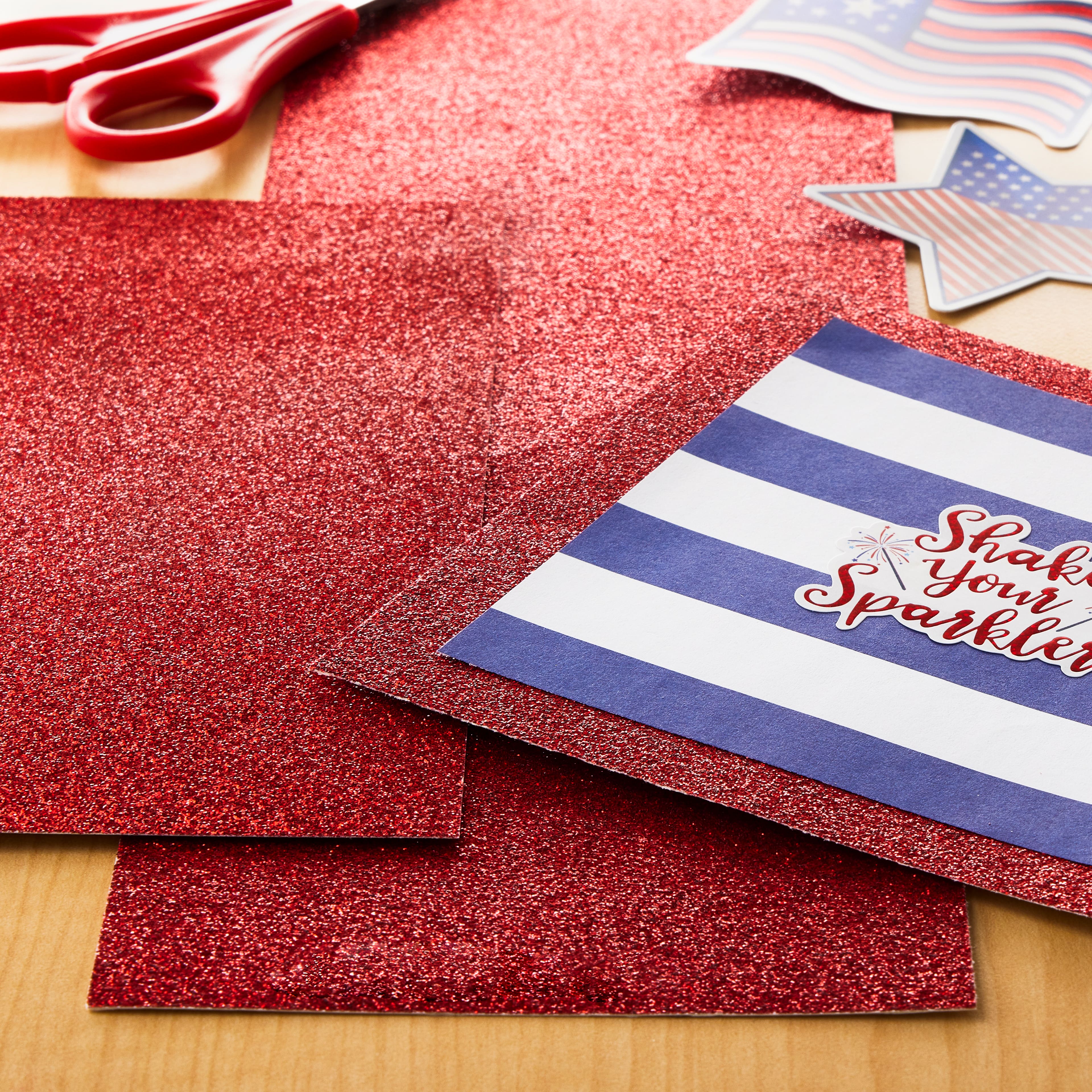 Fine Glitter Paper by Recollections&#xAE;, 12&#x22; x 12&#x22;