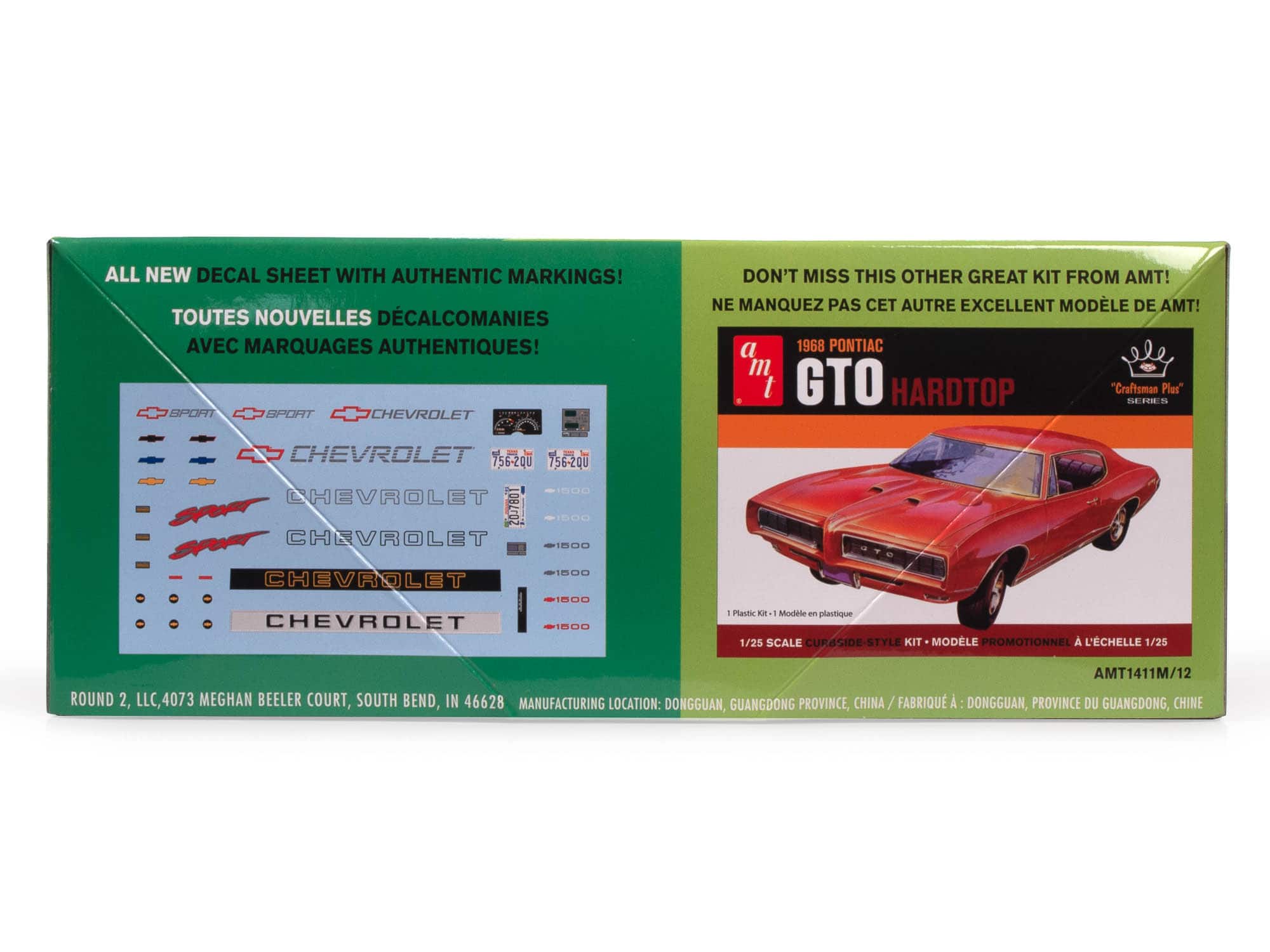 AMT&#xAE; 1992 Chevy Silverado Fleetside Short Bed Pickup Easy Build 1:25 Scale Model Kit