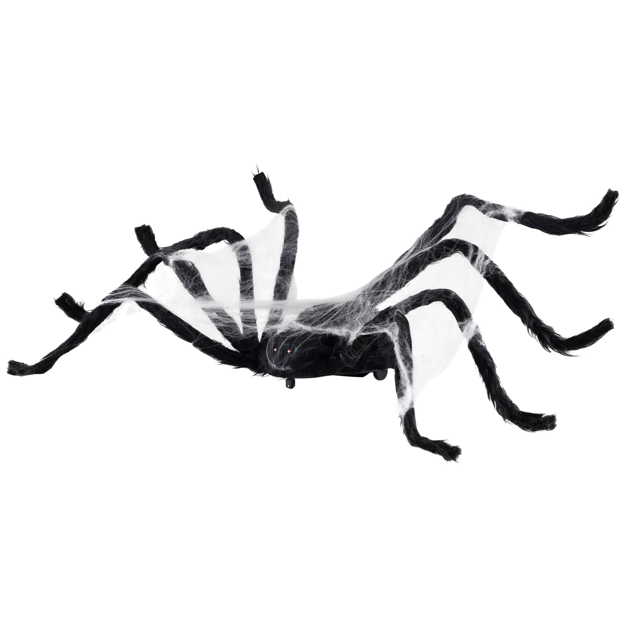 24&#x22; Animated Walking Spider with Sound Halloween Decoration