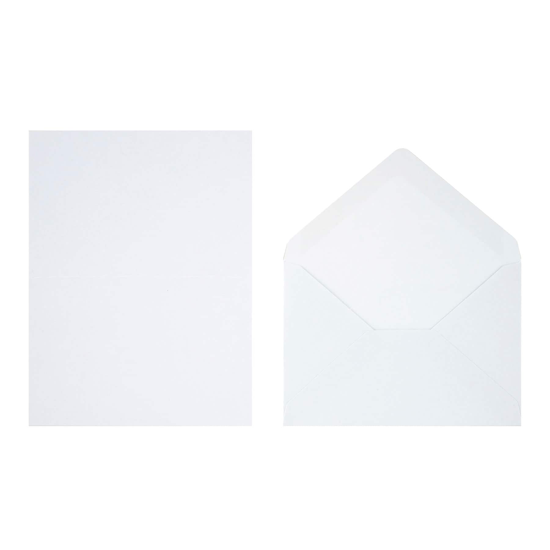 Mini Gold &#x26; Silver Border Card &#x26; Envelope Set by Recollections&#x2122;