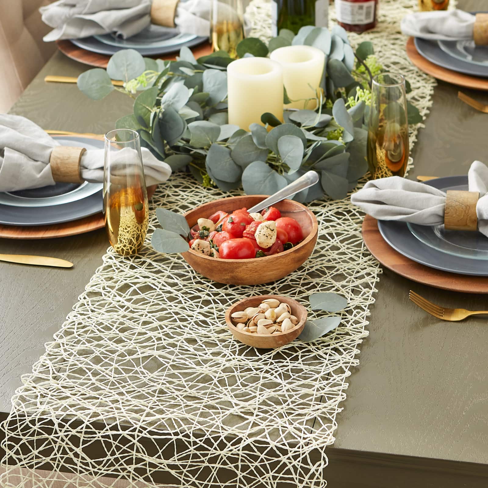 DII&#xAE; 72&#x22; Woven Paper Table Runner