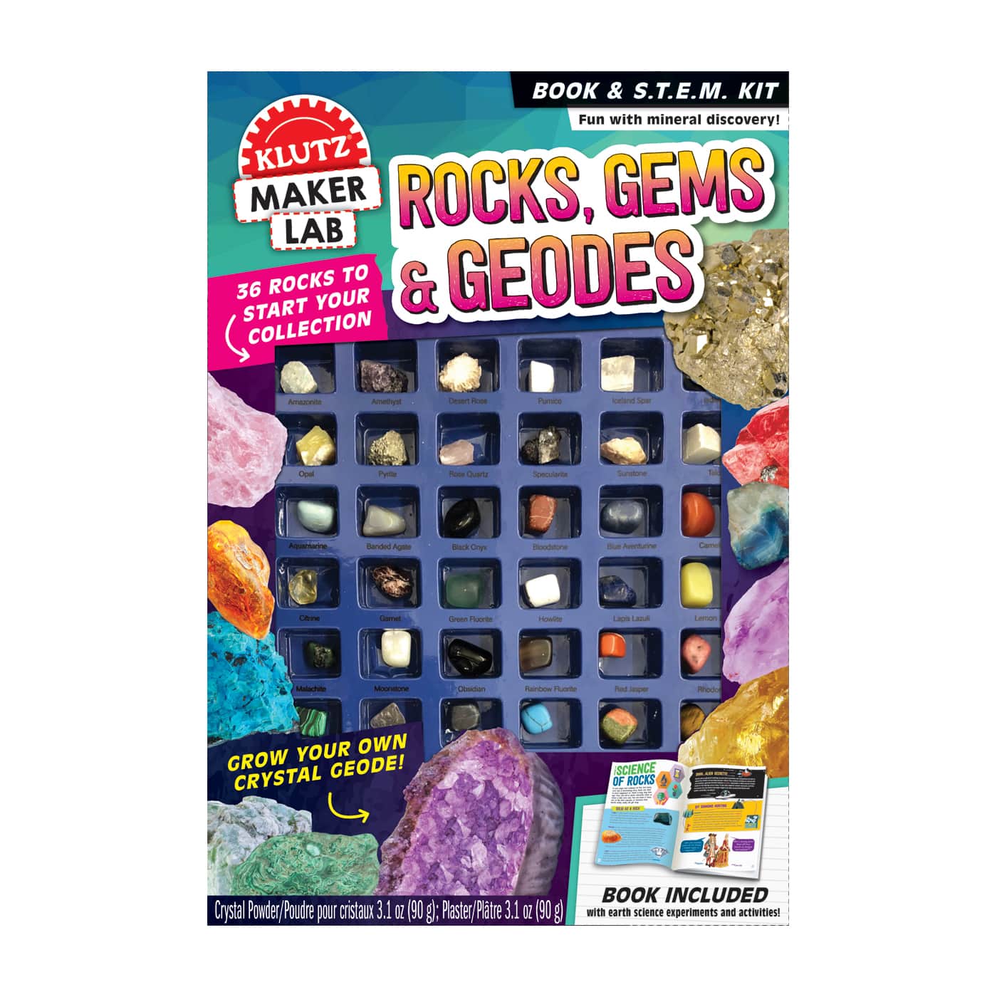 Klutz&#xAE; Maker Lab: Rocks, Gems &#x26; Geodes