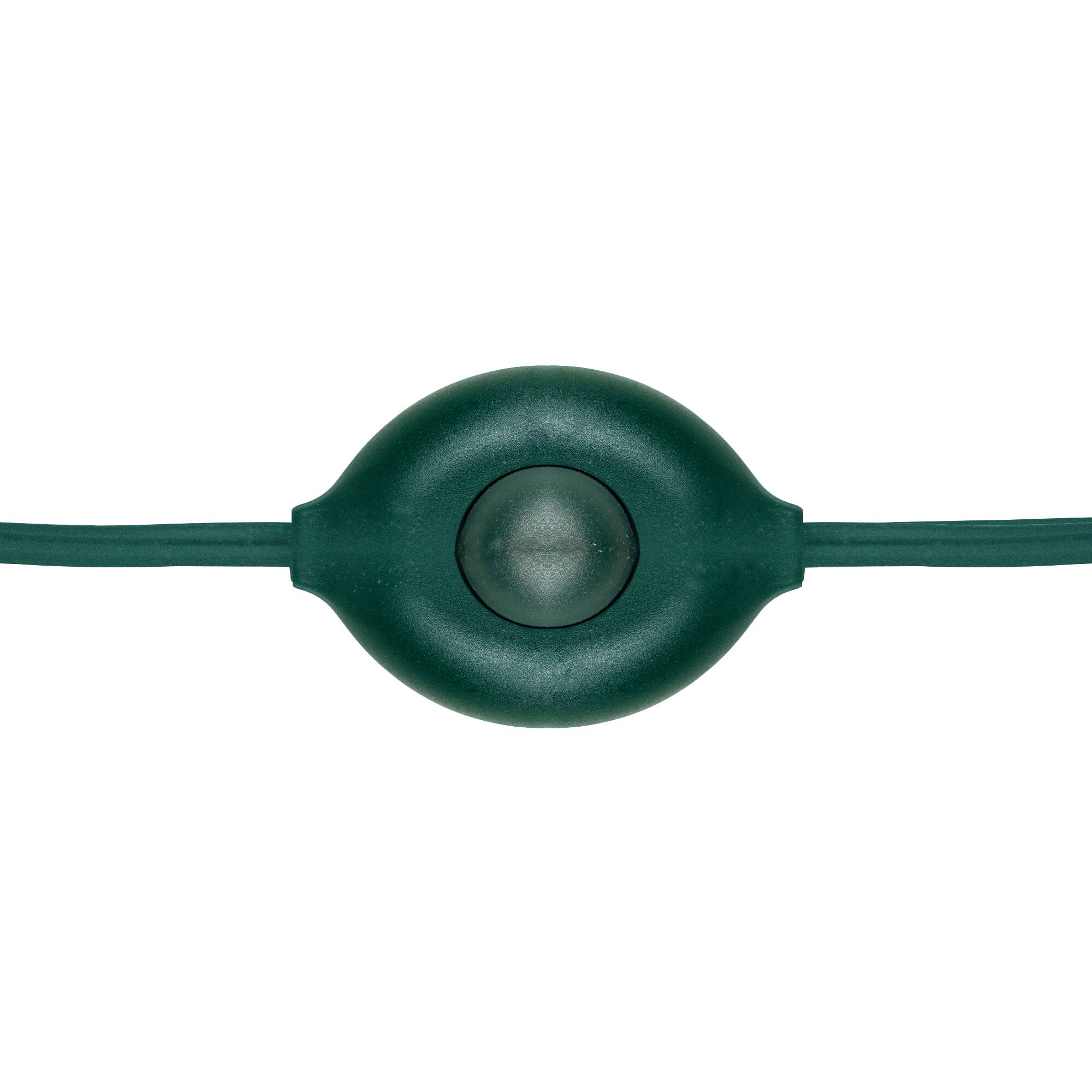 7.5ft. Pre-Lit Artificial Bottle Brush Christmas Tree, Warm White LED Lights