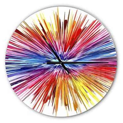 Designart 'Color Explosion Modern Wall Clock | Michaels