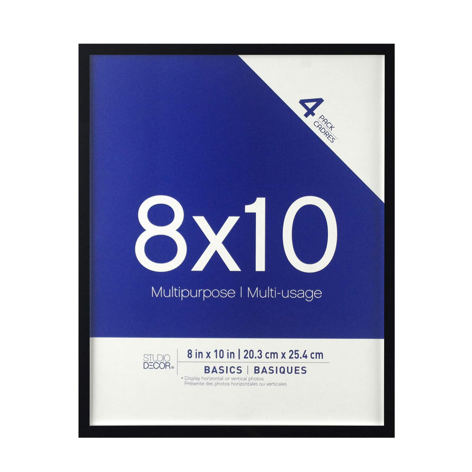 12 Packs: 4 ct. (48 total) Multipurpose 8" x 10" Wall Frames, Basics by Studio Décor®