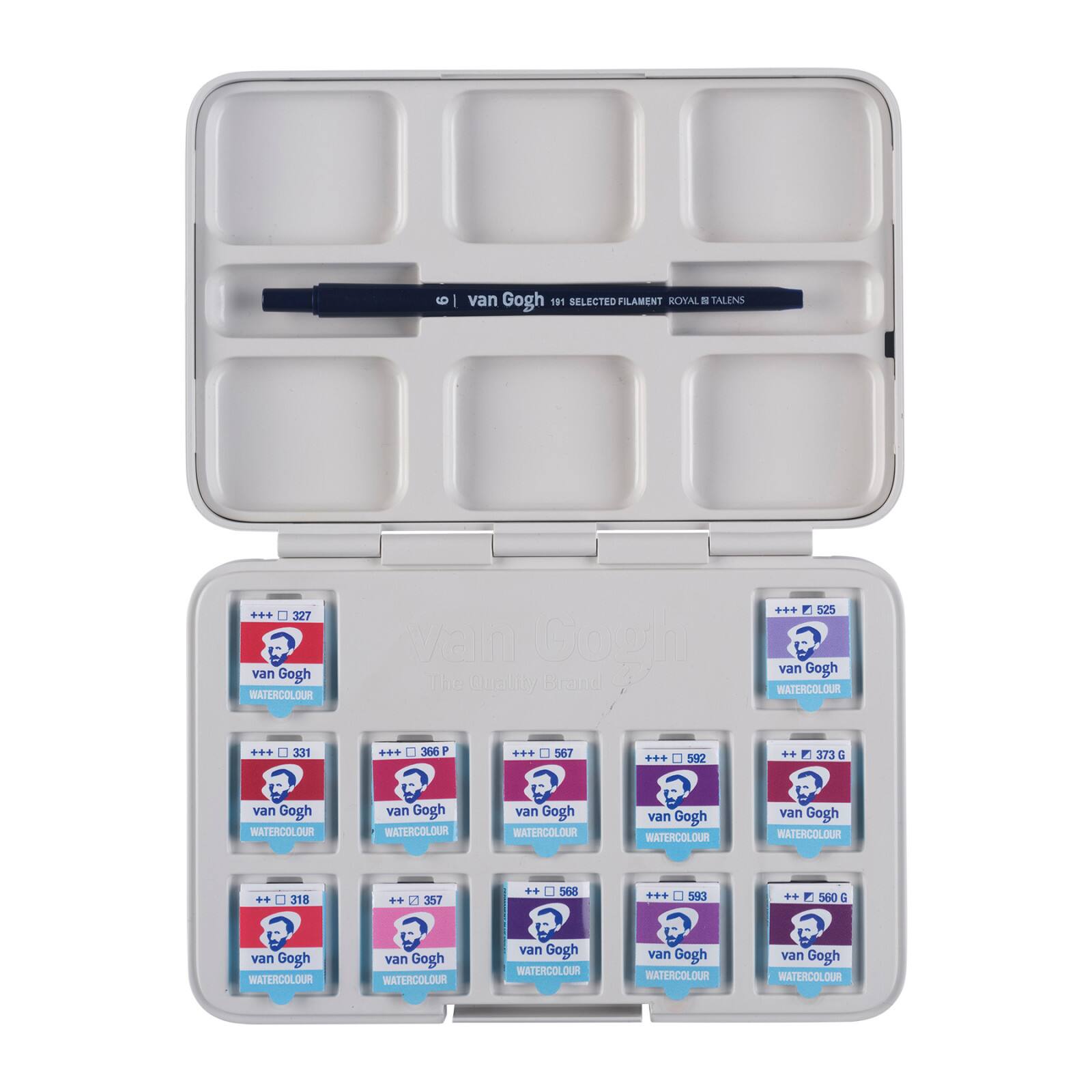 Van Gogh Pinks &#x26; Violets Watercolor Pocket Box Set