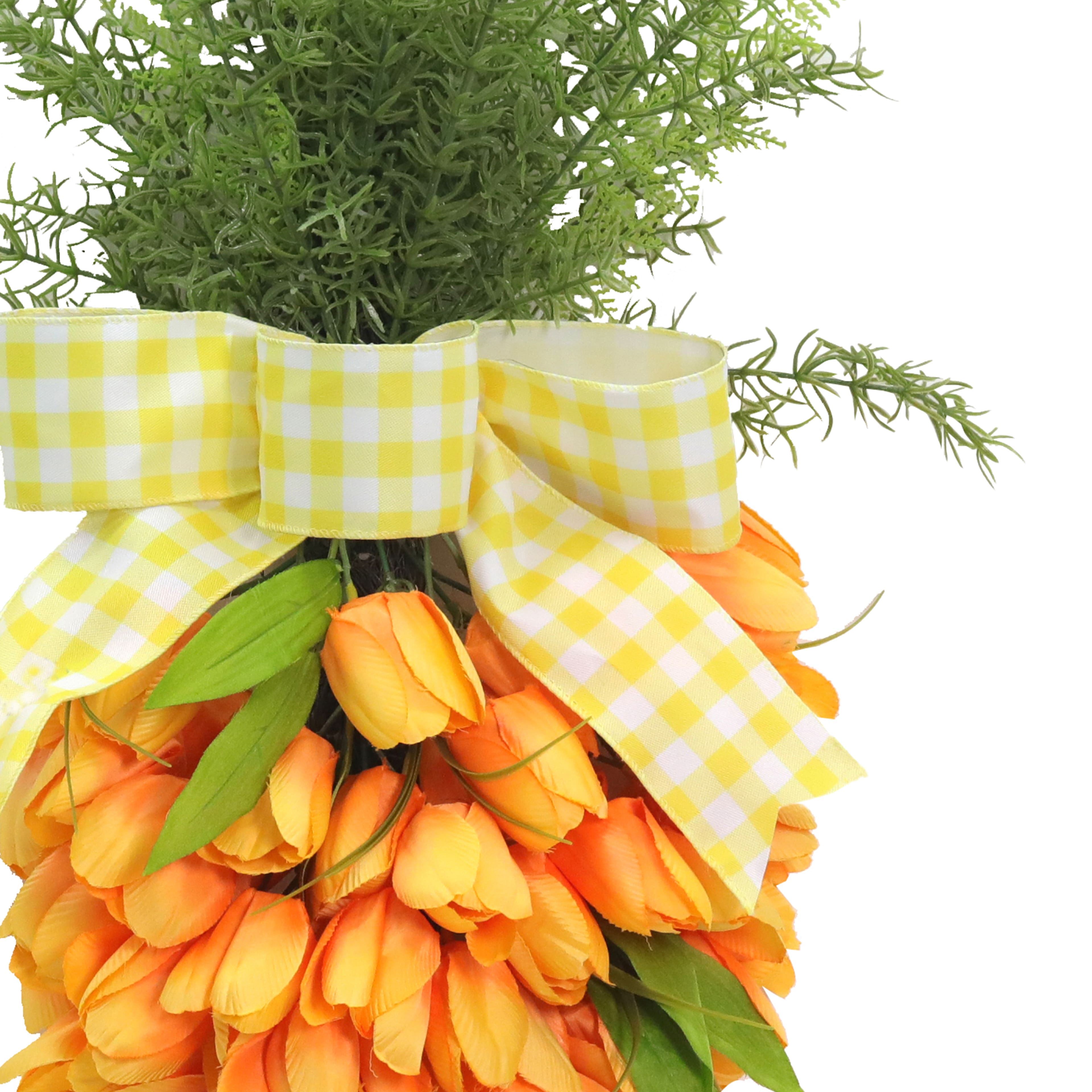 30&#x22; Orange Tulip Carrot-Shaped Teardrop by Ashland&#xAE;