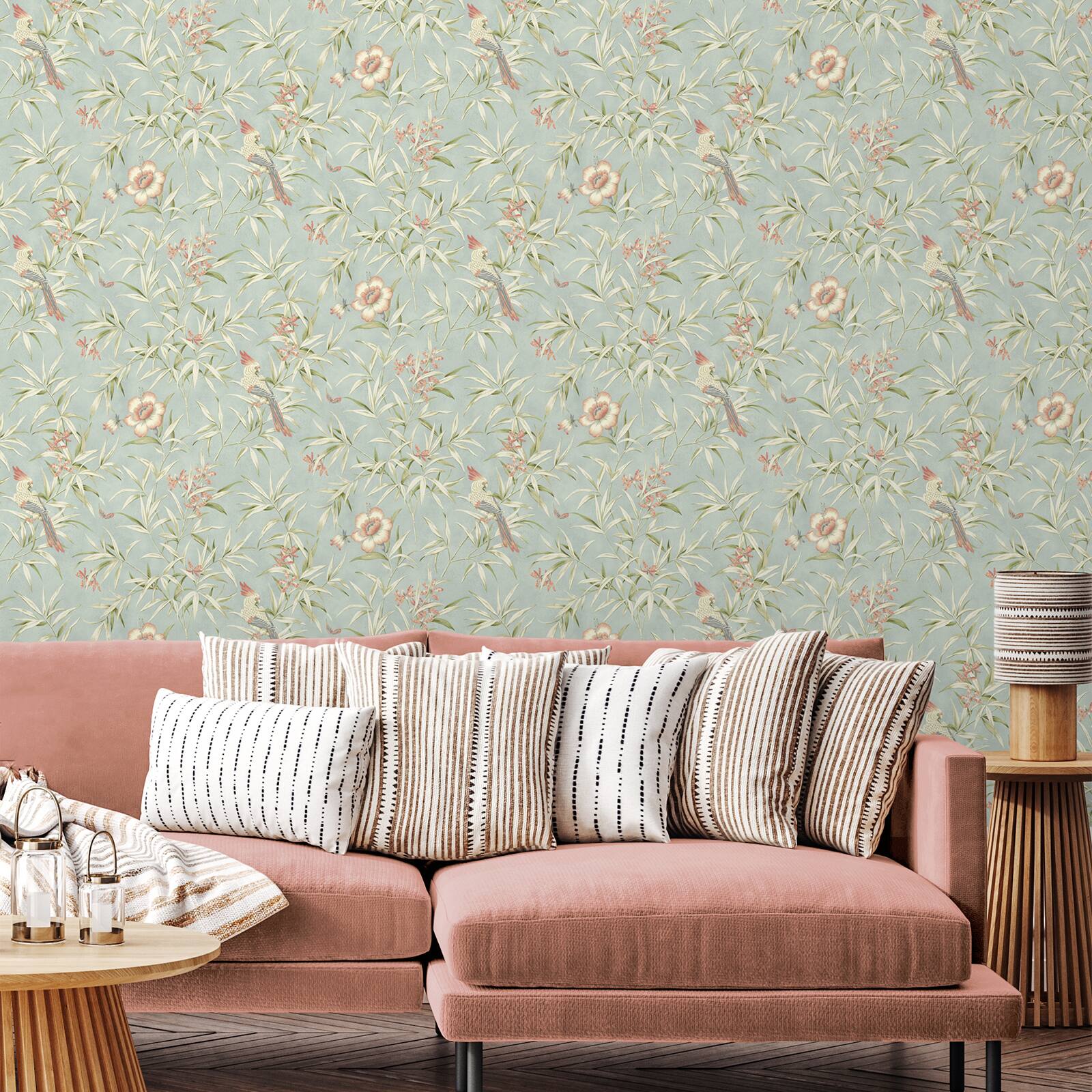 Surface Style Bamboo Garden Peel &#x26; Stick Wallpaper