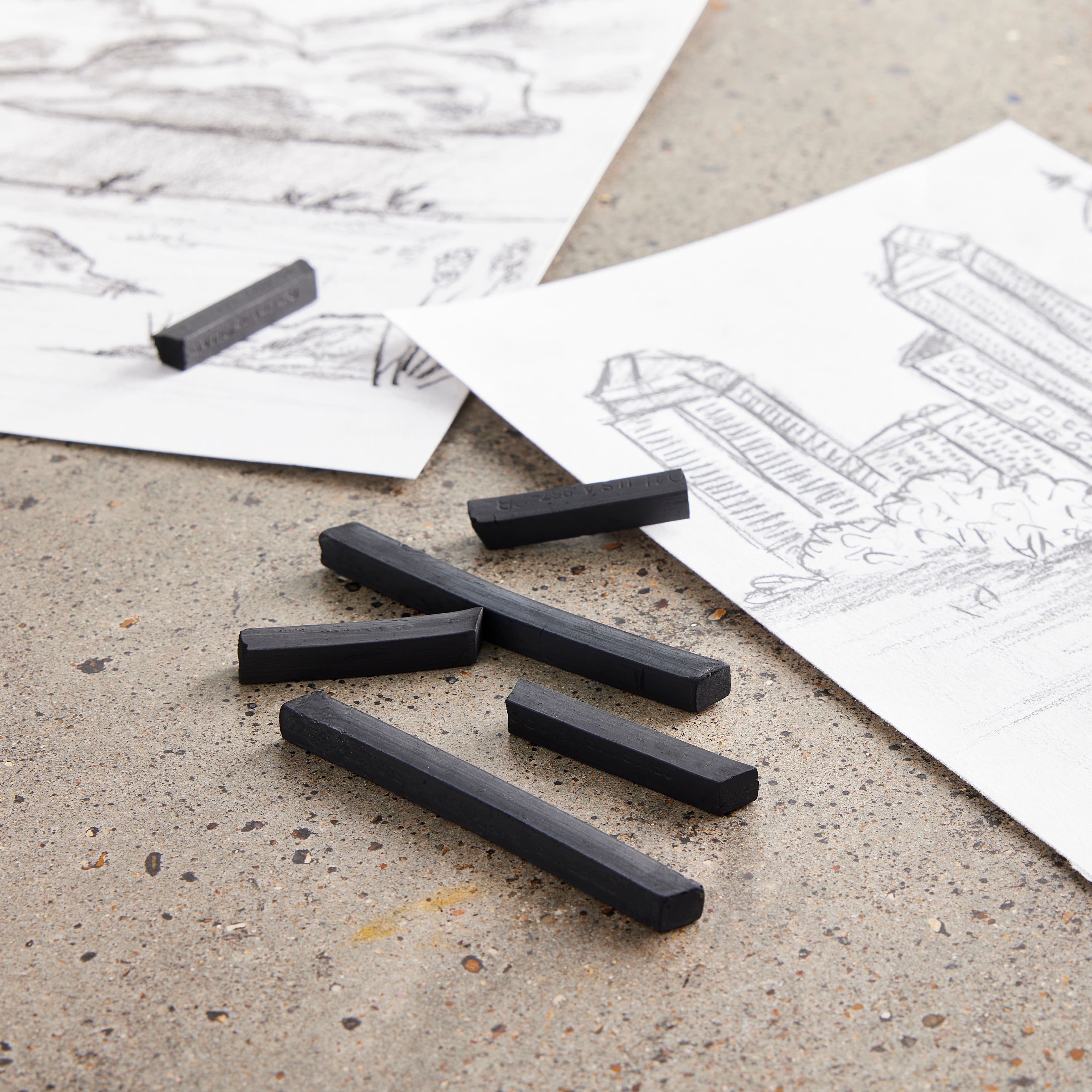 Compressed Charcoal Sticks by Artist's Loft™