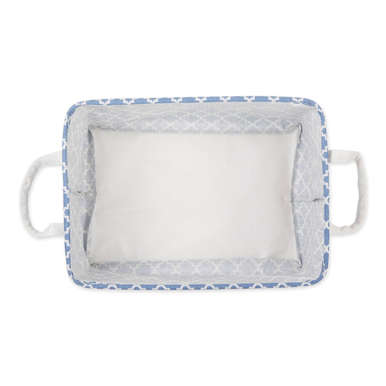 DII® Extra Large Lattice PE-Coated Cotton Polyester Laundry Bin, 2ct.